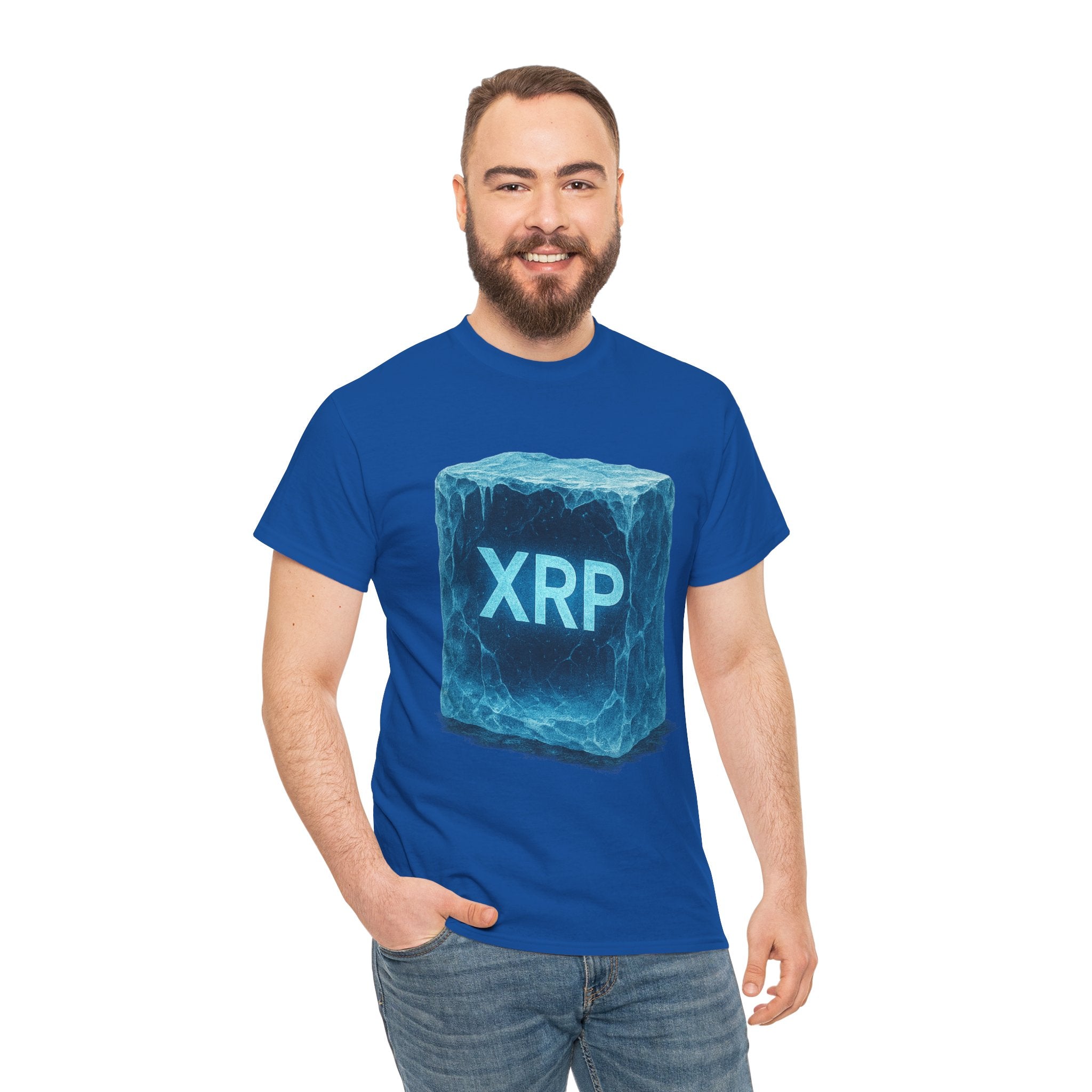 XRP Ice Block Tee — Crypto Ripple Logo T-Shirt