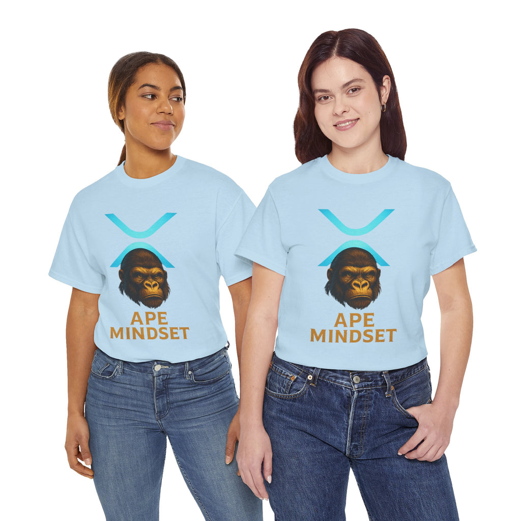 Ape Mindset T-Shirt — Crypto XRP Ape Graphic Tee