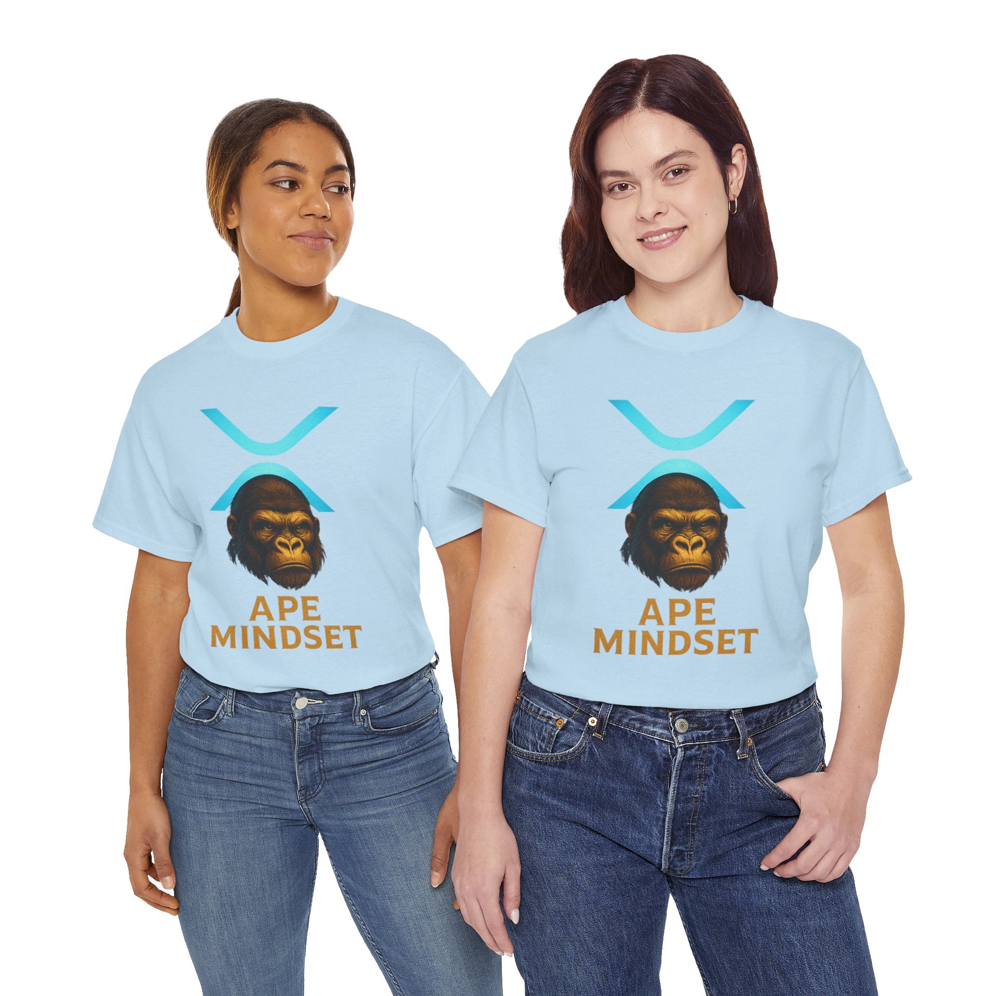 Ape Mindset T-Shirt — Crypto XRP Ape Graphic Tee