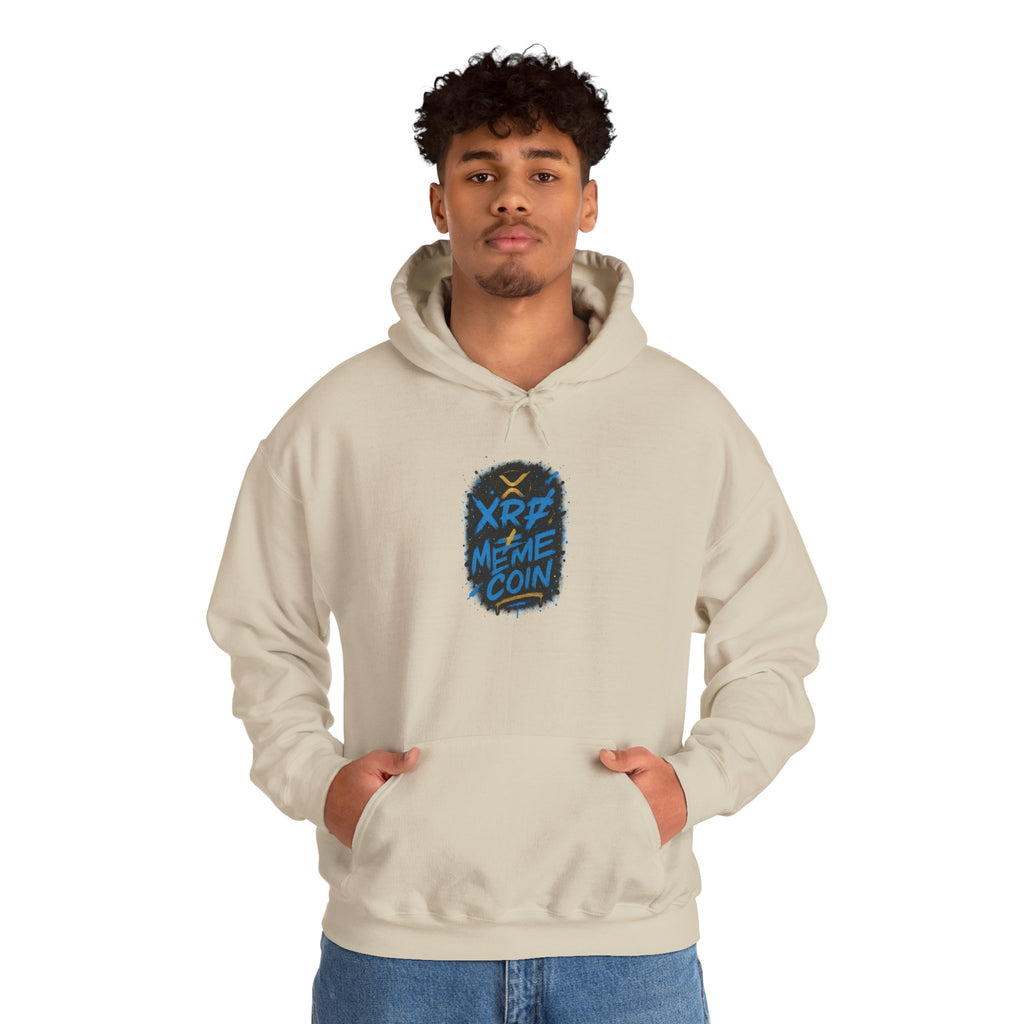 XRP Meme Coin Hoodie – Crypto Graffiti Logo Pullover
