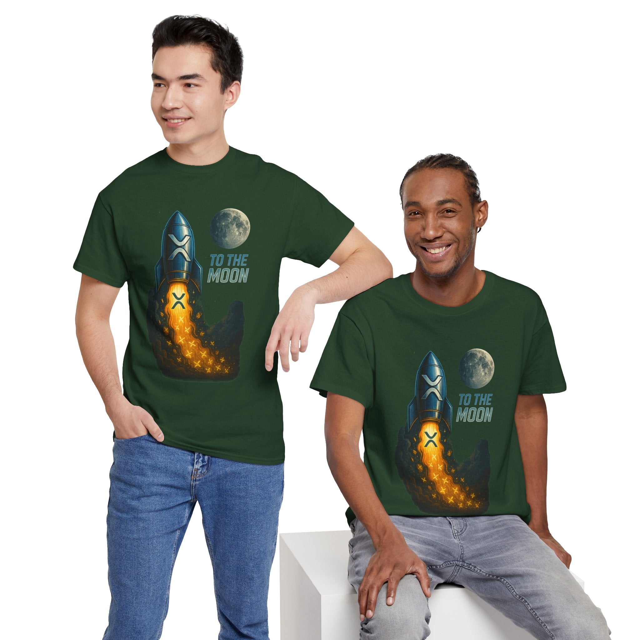 Rocket 'To the Moon' T-Shirt - Space Exploration Graphic Tee