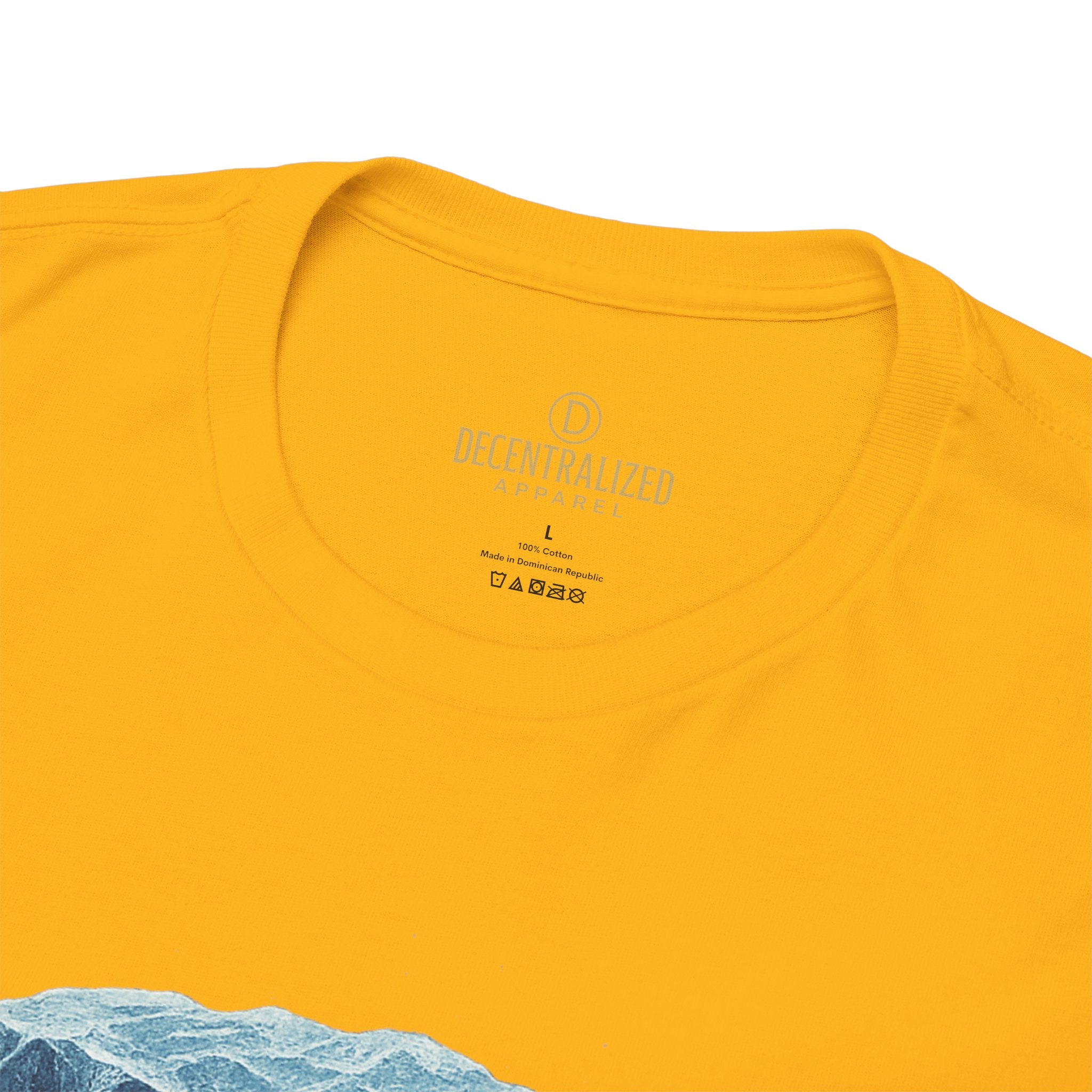 Cold Flow Ripple Logo T‑Shirt — 'Cold Flow: Built Different' Ice Cube Design