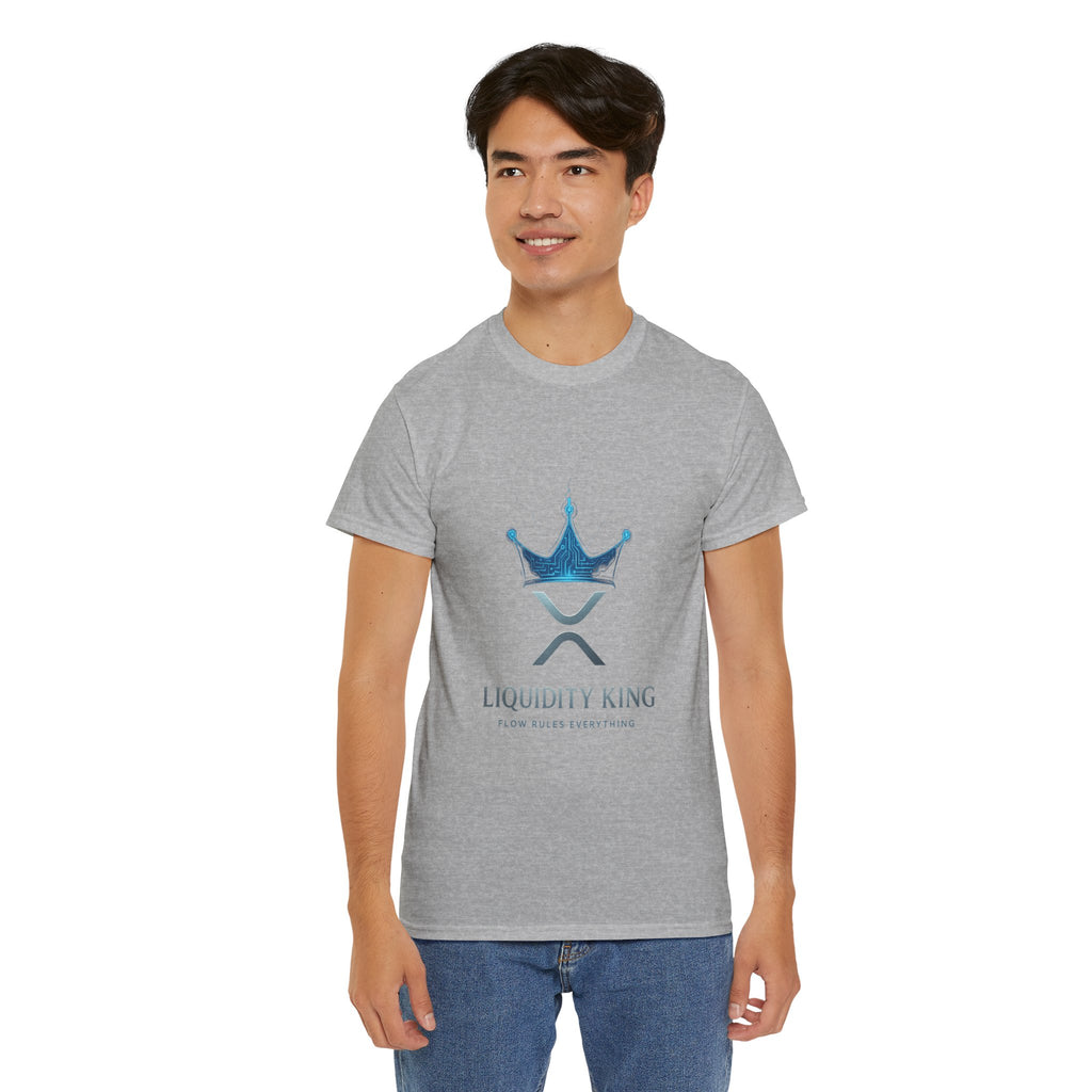 RIPPLE Liquidity King T-Shirt — Crypto XRP Crown Tee