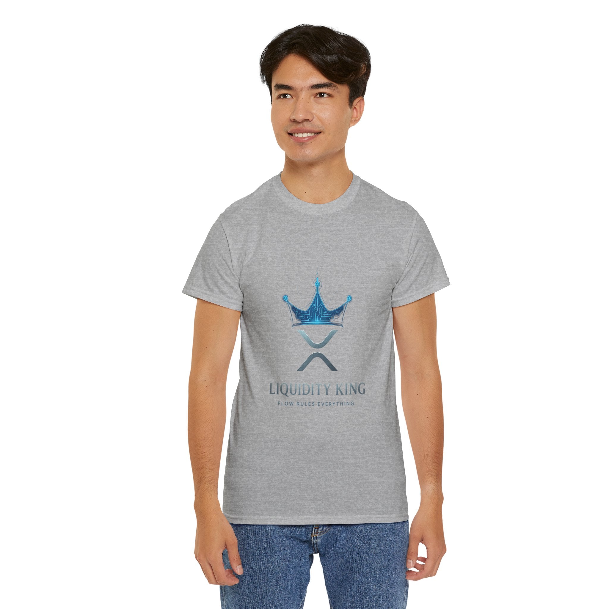 RIPPLE Liquidity King T-Shirt — Crypto XRP Crown Tee