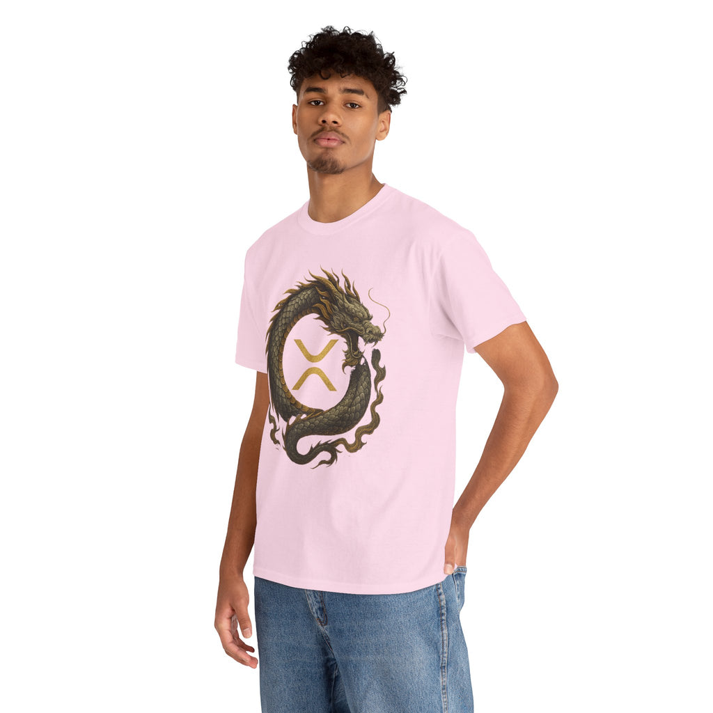 Dragon XRP Logo T-Shirt — Crypto XRP Circle Dragon Graphic Tee