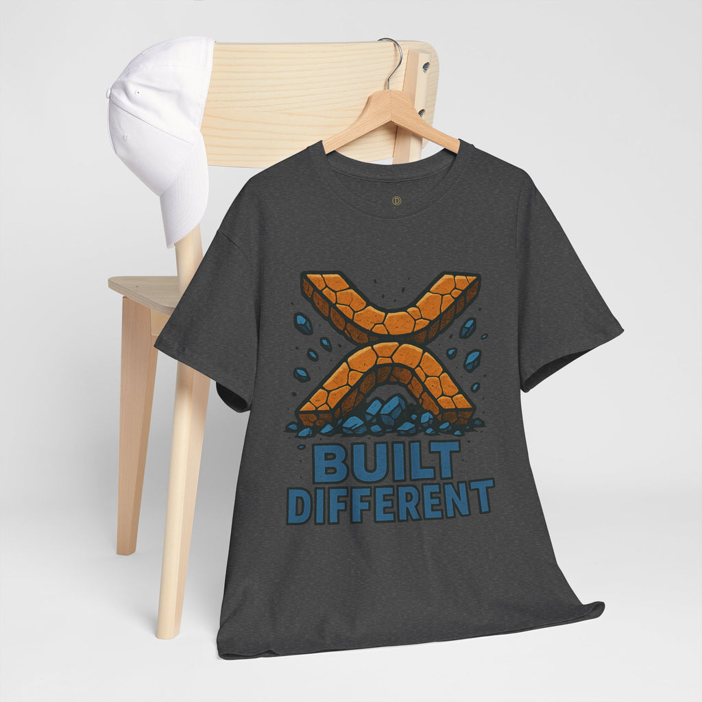 Built Different T-Shirt — Rugged Crypto X Design Tee
