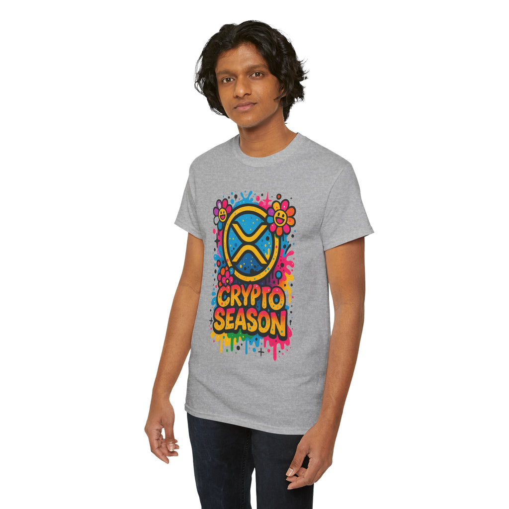 Crypto Season T-Shirt — Colorful Ripple XRP Logo Tee