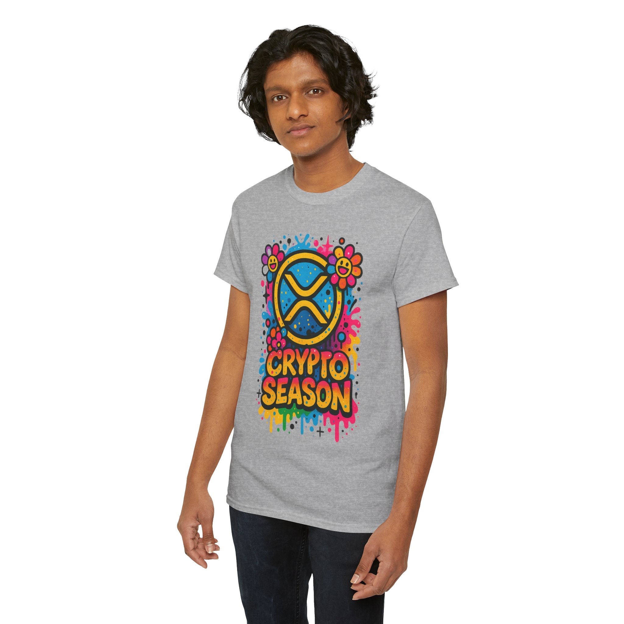 Crypto Season T-Shirt — Colorful Ripple XRP Logo Tee