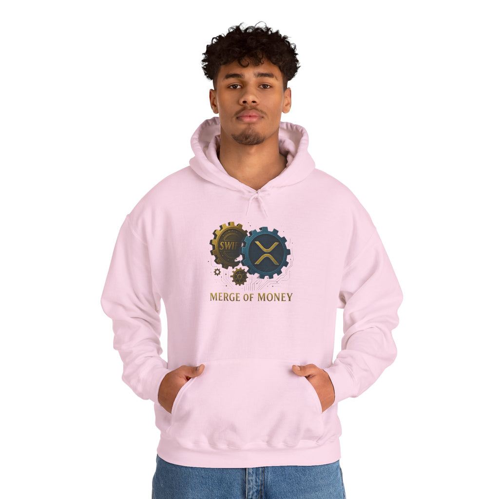 Merge of Money Hoodie — Financial Gears Graphic Pullover