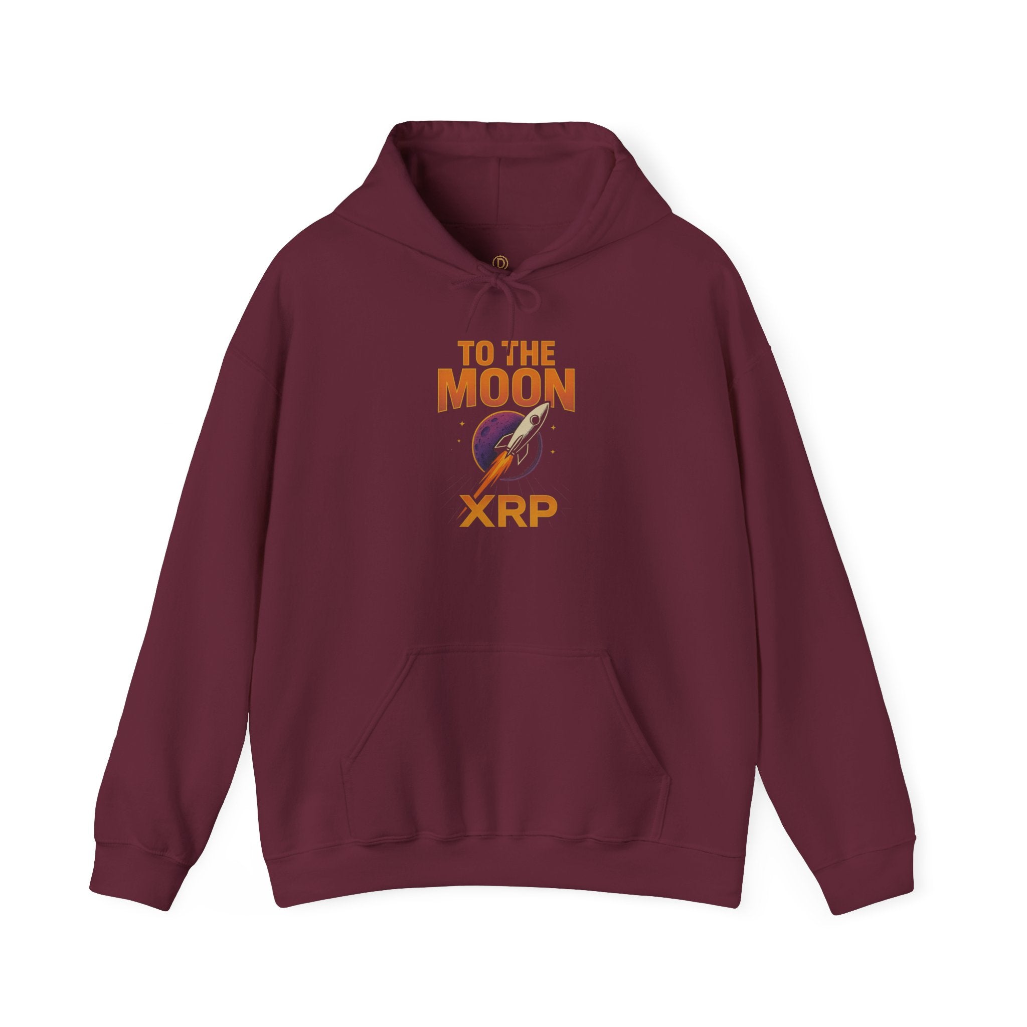 XRP To The Moon Hoodie — Crypto Investor Graphic Sweatshirt
