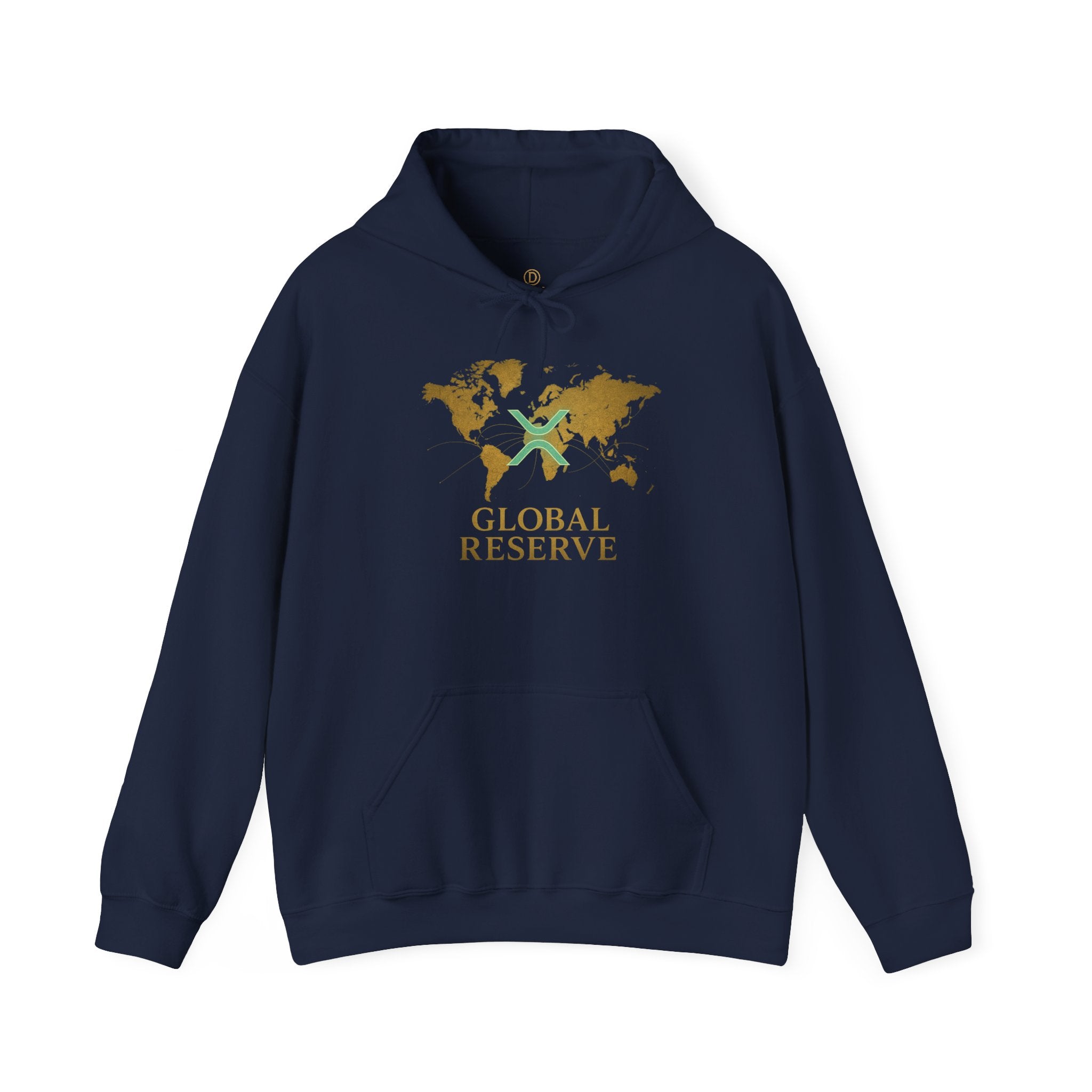 Global Reserve Hoodie — World Map Logo Pullover