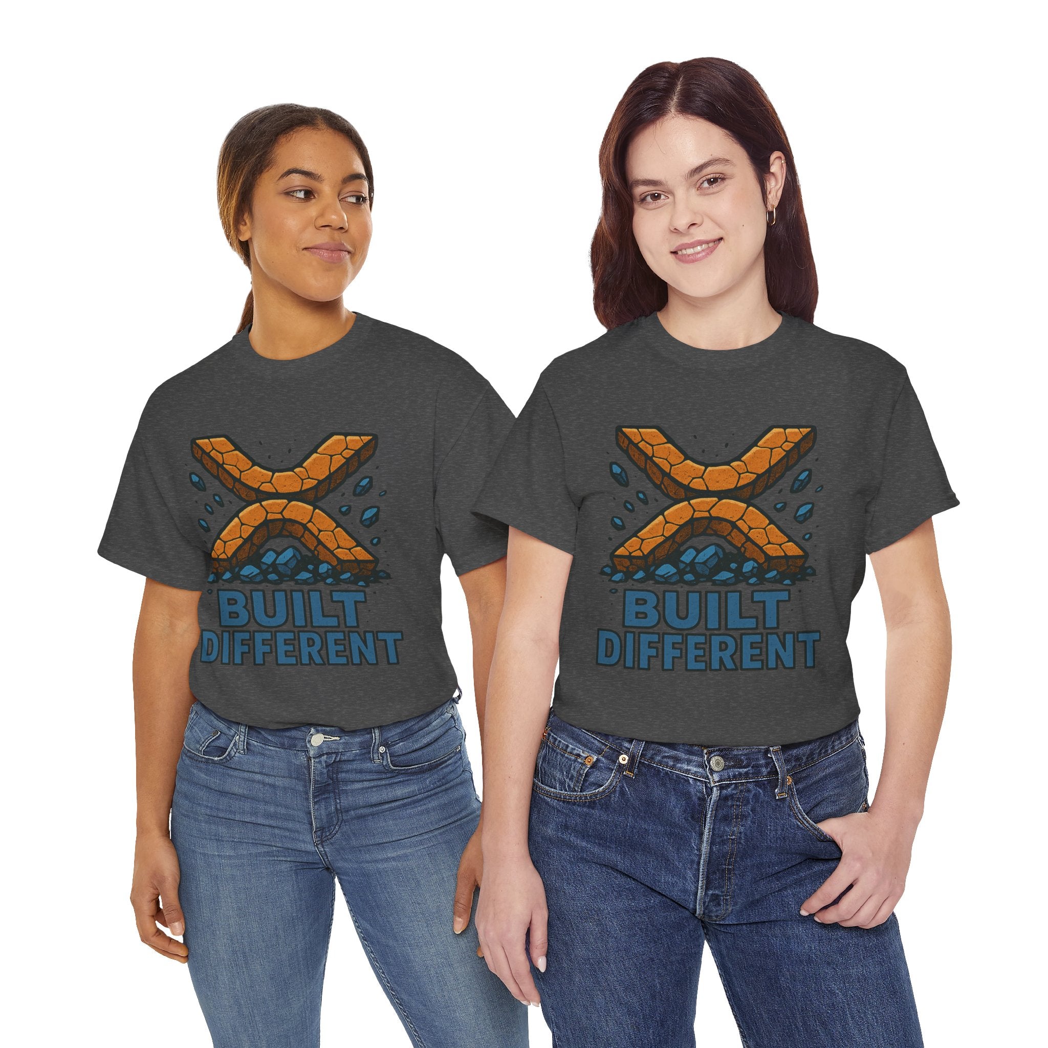 Built Different T-Shirt — Rugged Crypto X Design Tee