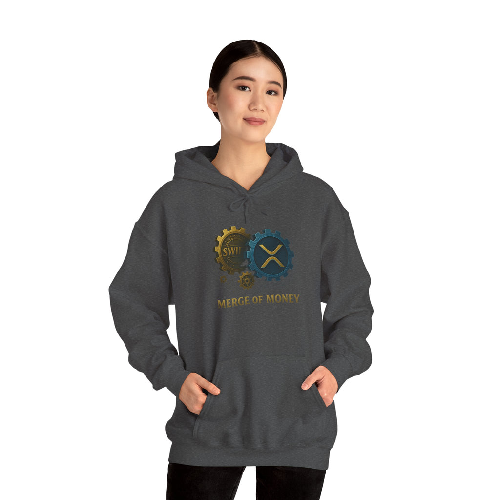 Merge of Money Hoodie — Financial Gears Graphic Pullover