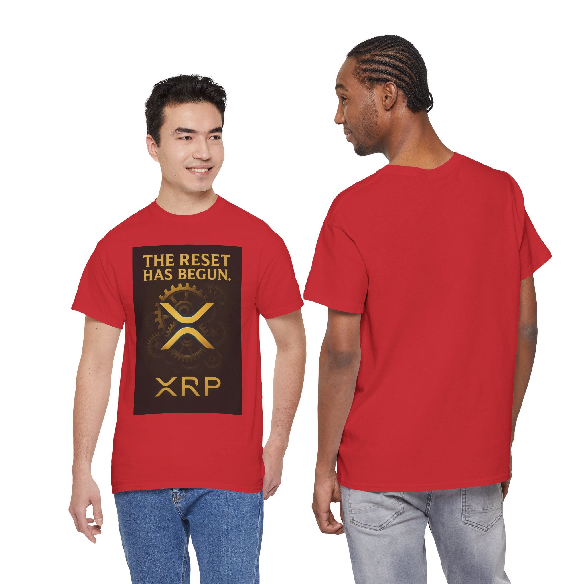 XRP Crypto Tee — "The Reset Has Begun" Bitcoin Alternative Shirt