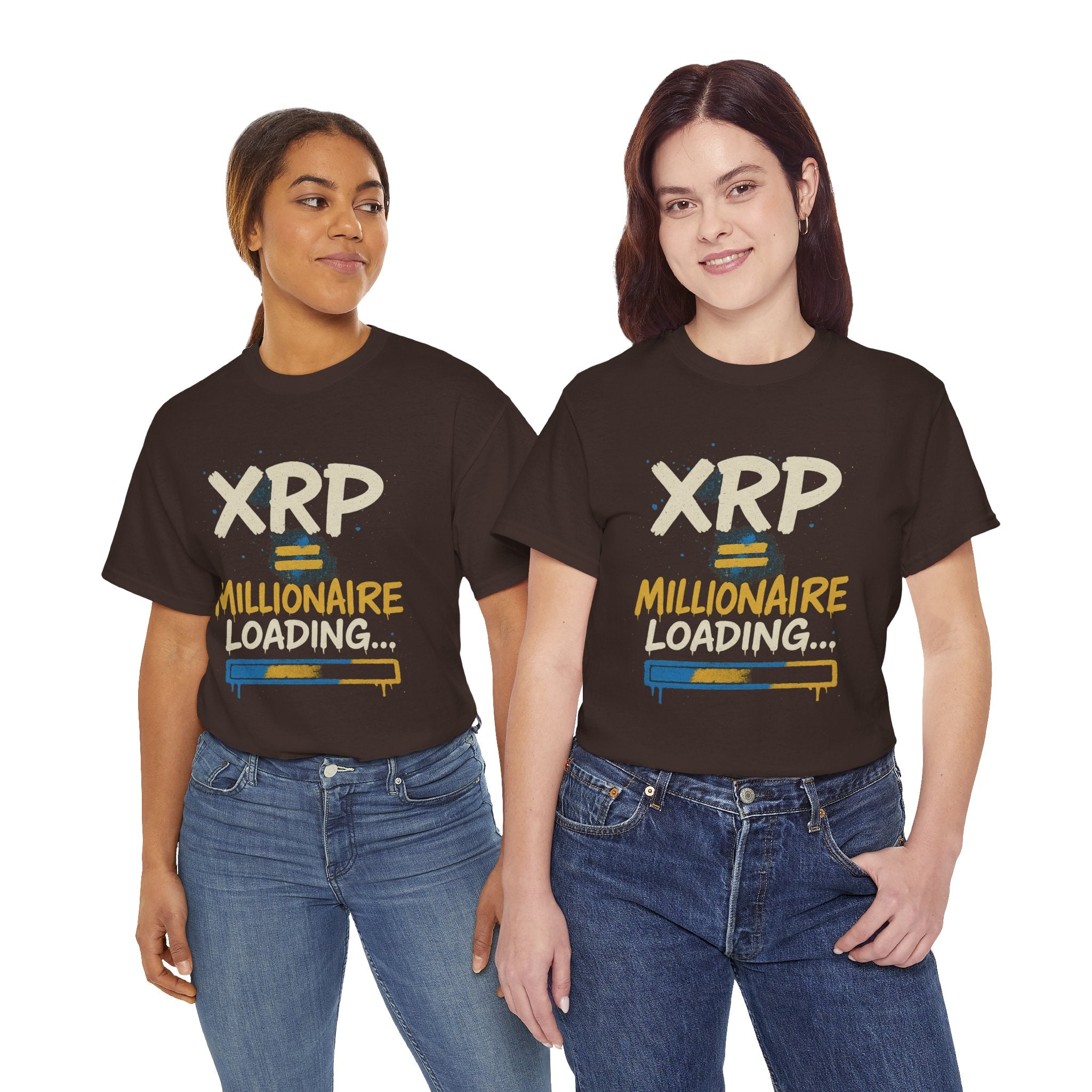 XRP Millionaire Loading T-Shirt — Crypto Investor Progress Tee