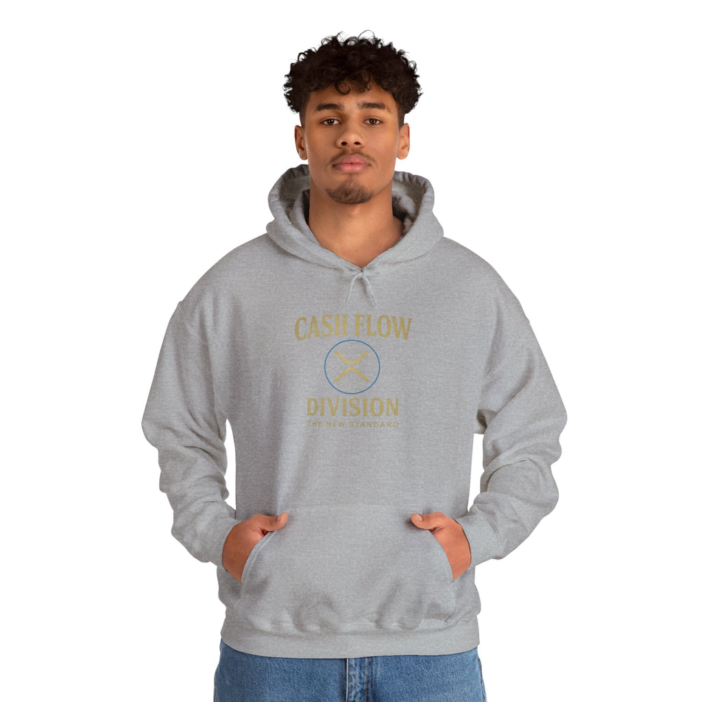 Cash Flow Division Hoodie — Minimalist Finance Logo Pullover