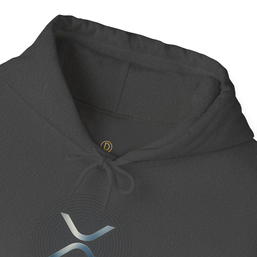 XRP 'Decentralize Everything' Hoodie — Minimal Crypto Logo Pullover