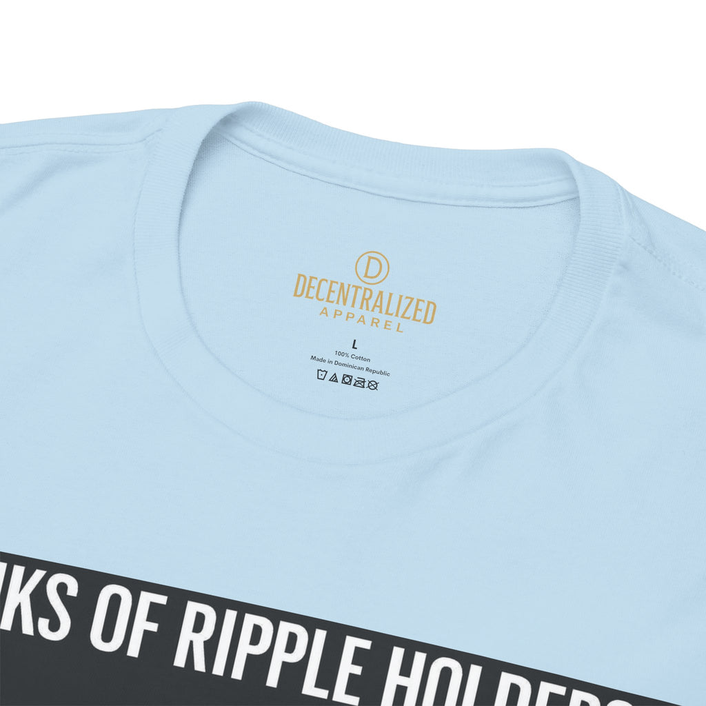 Crypto Ranks T-Shirt – "Ranks of Ripple Holders" Illustrated Guide