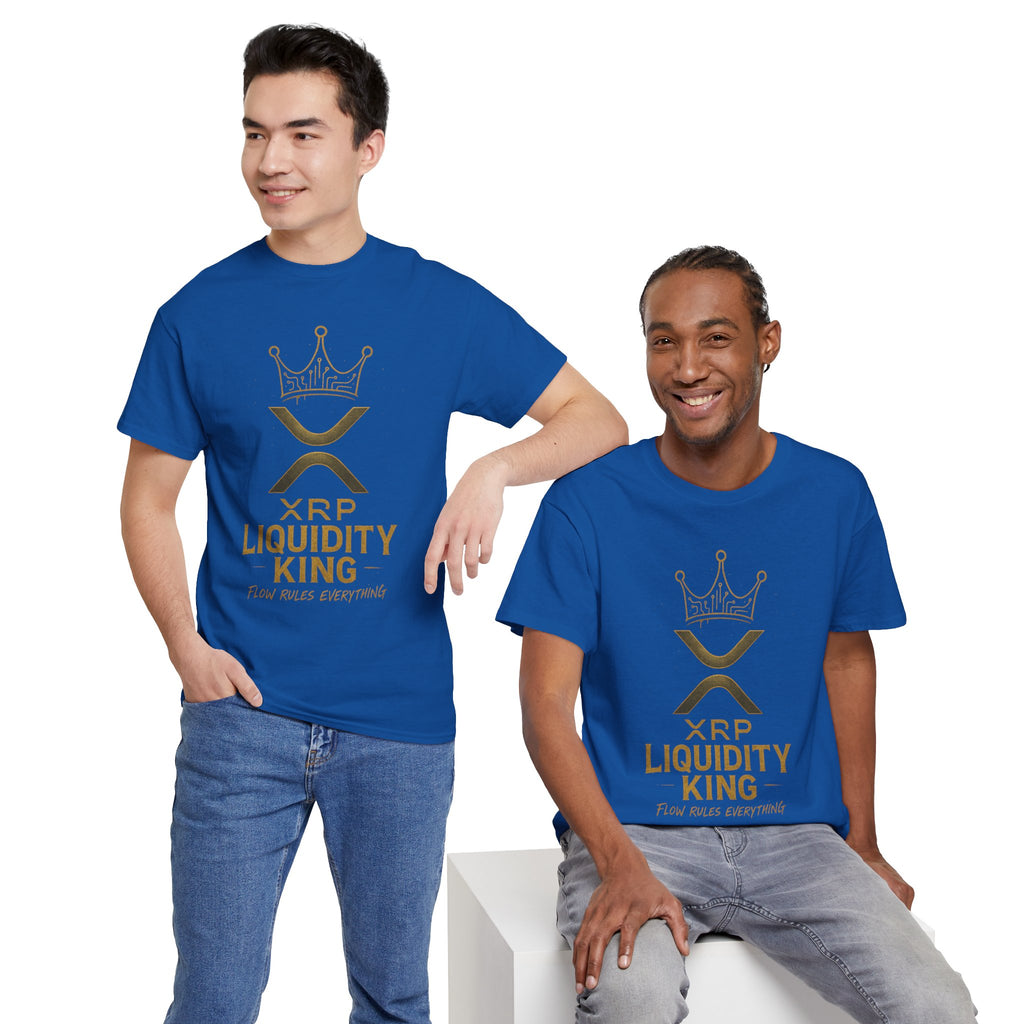 XRP Liquidity King Tee — Crypto Crown T-Shirt