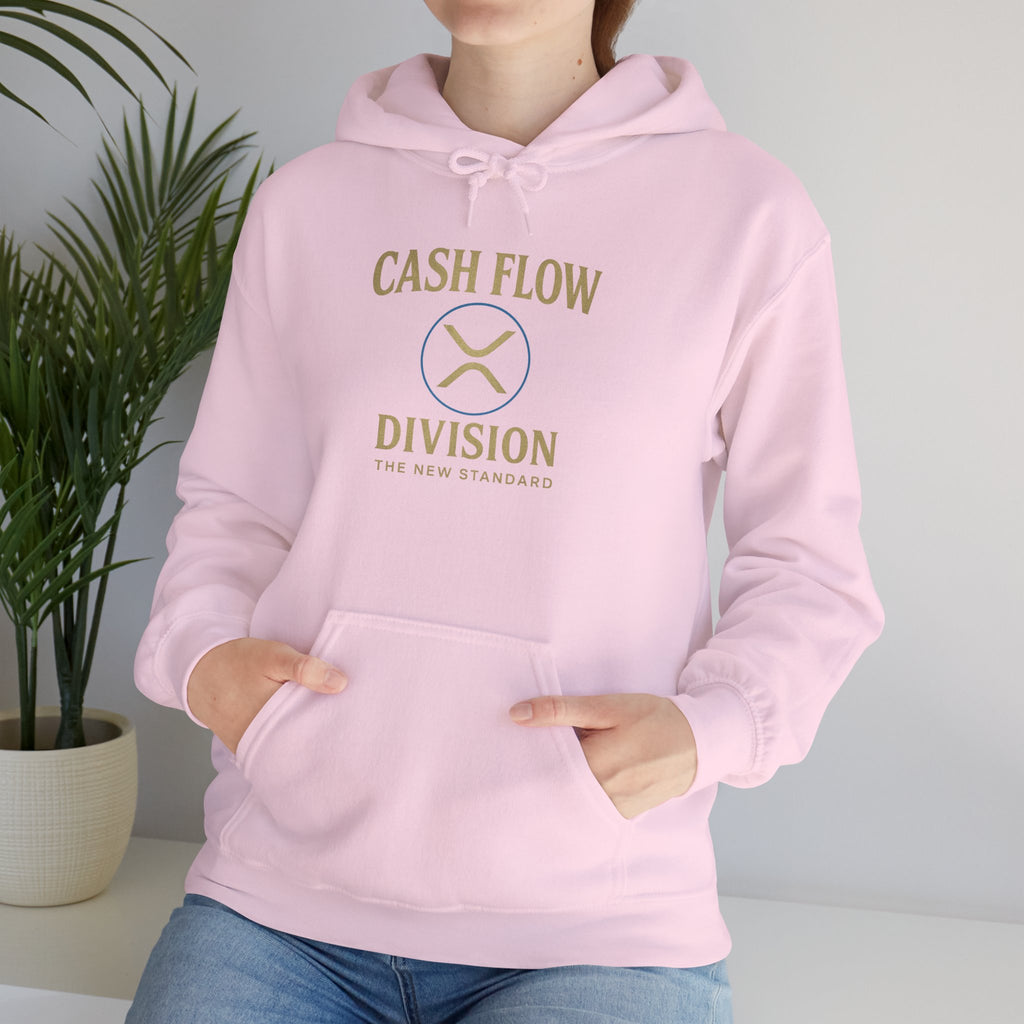 Cash Flow Division Hoodie — Minimalist Finance Logo Pullover