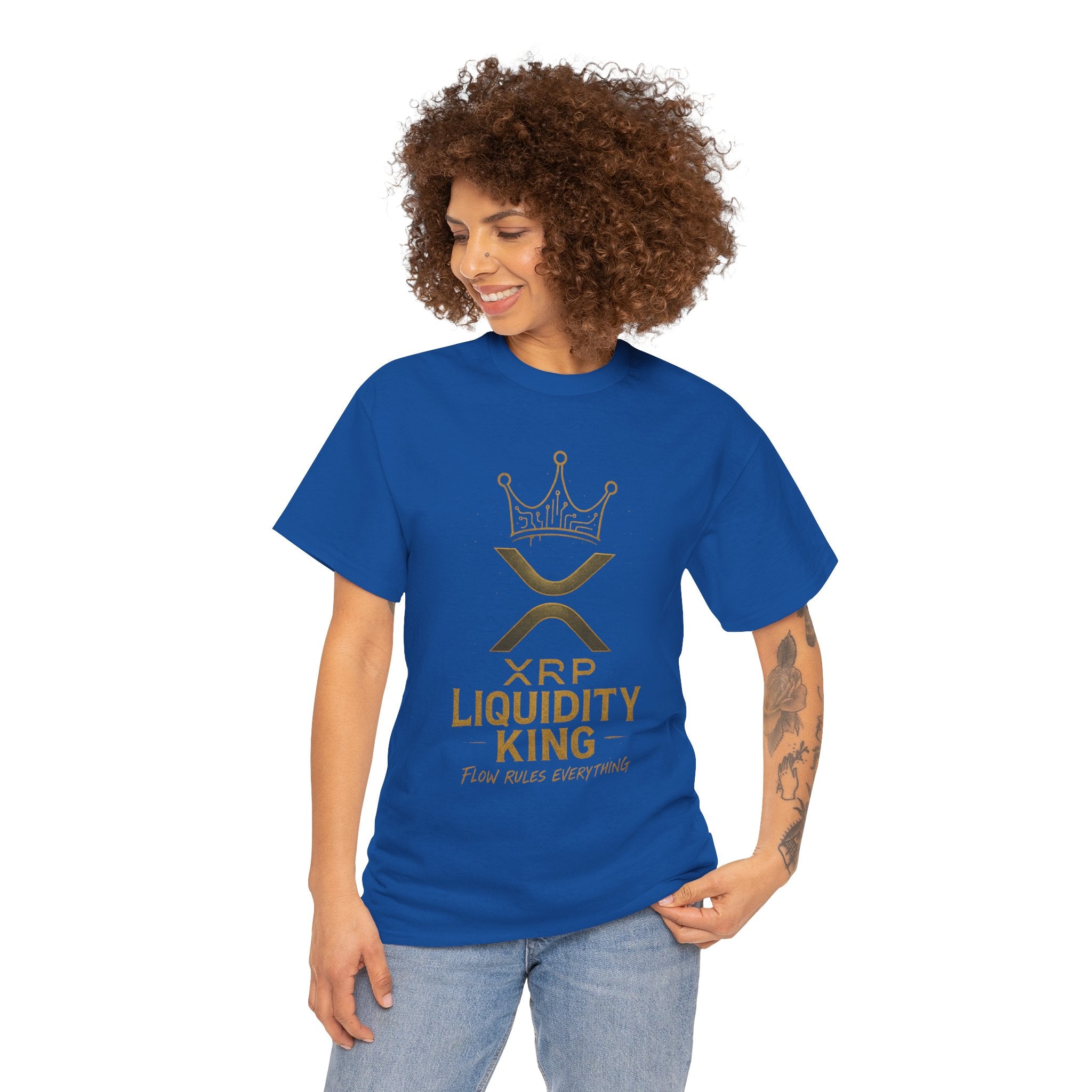 XRP Liquidity King Tee — Crypto Crown T-Shirt