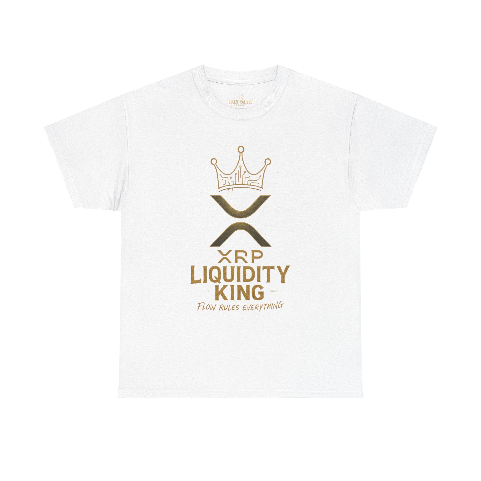 XRP Liquidity King Tee — Crypto Crown T-Shirt