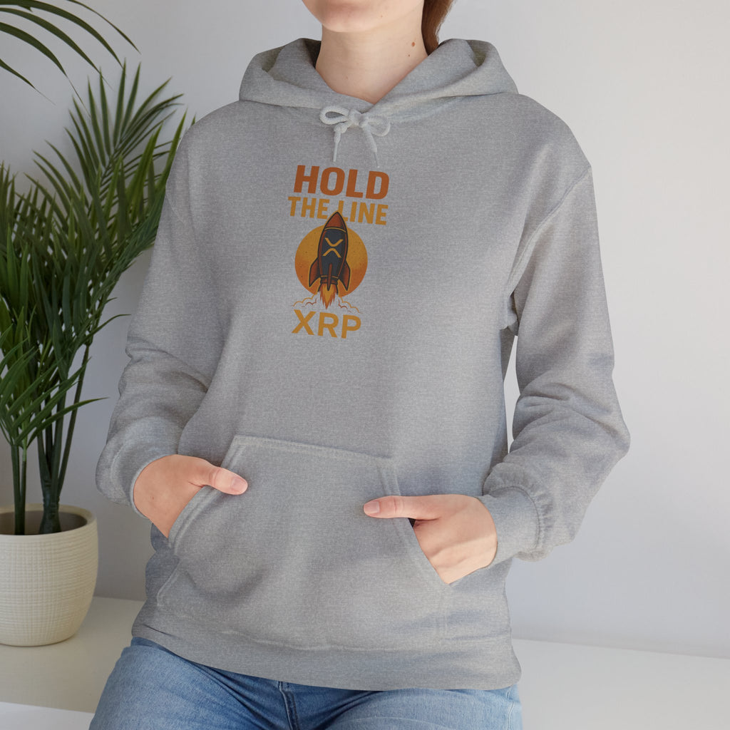 XRP 'Hold the Line' Hoodie — Crypto Supporter Sweatshirt