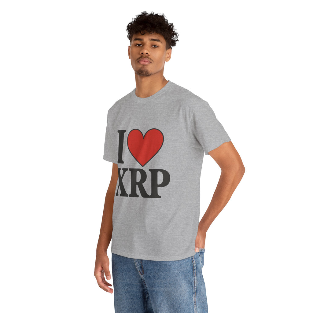 I  XRP T-Shirt — Crypto Enthusiast Ripple Tee