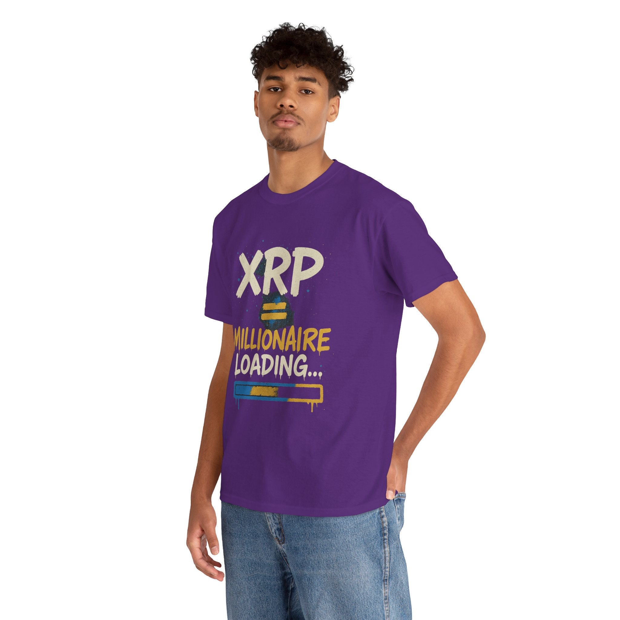 XRP Millionaire Loading T-Shirt — Crypto Investor Progress Tee