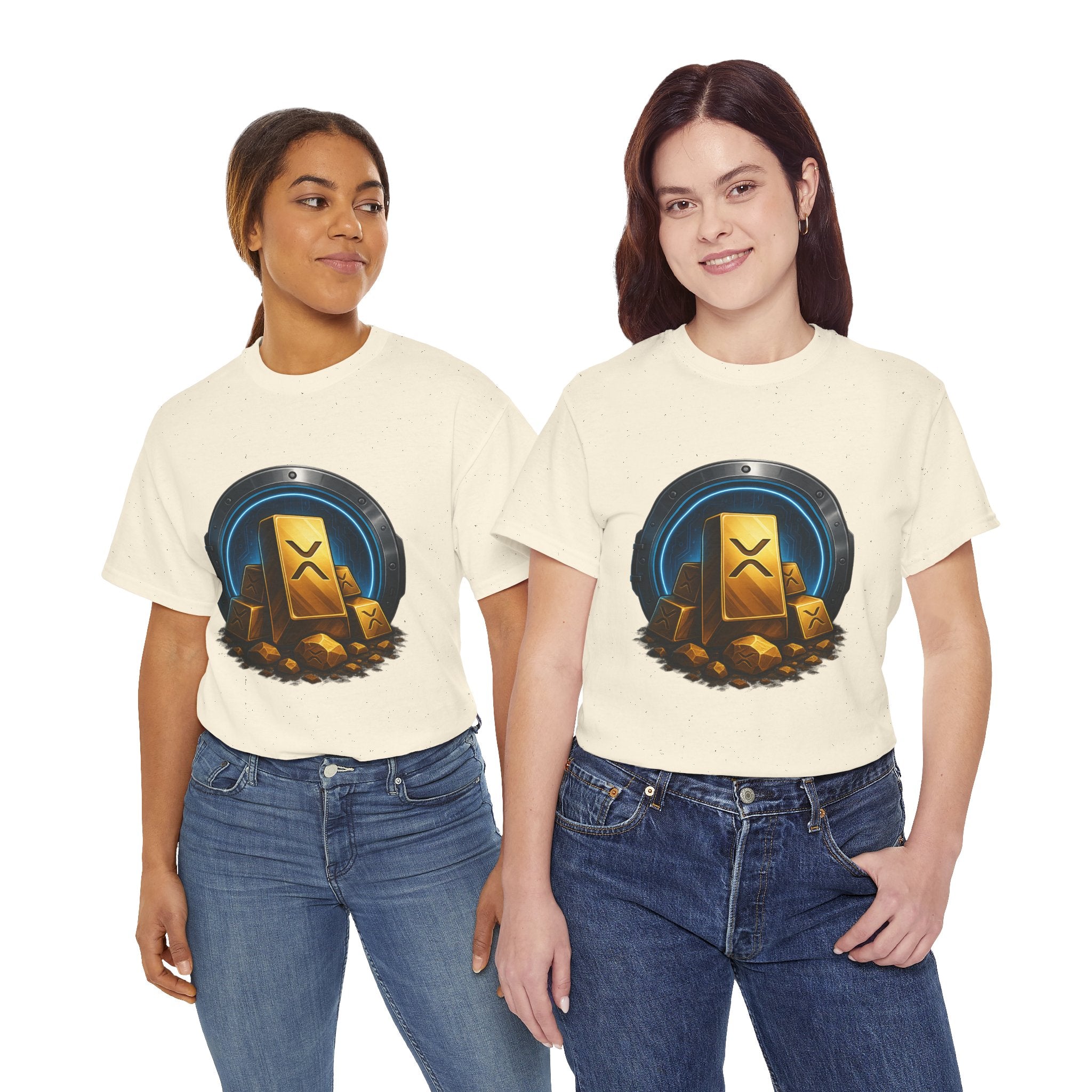 Crypto Gold Bars T-Shirt — Ripple (XRP) Stack Graphic Tee