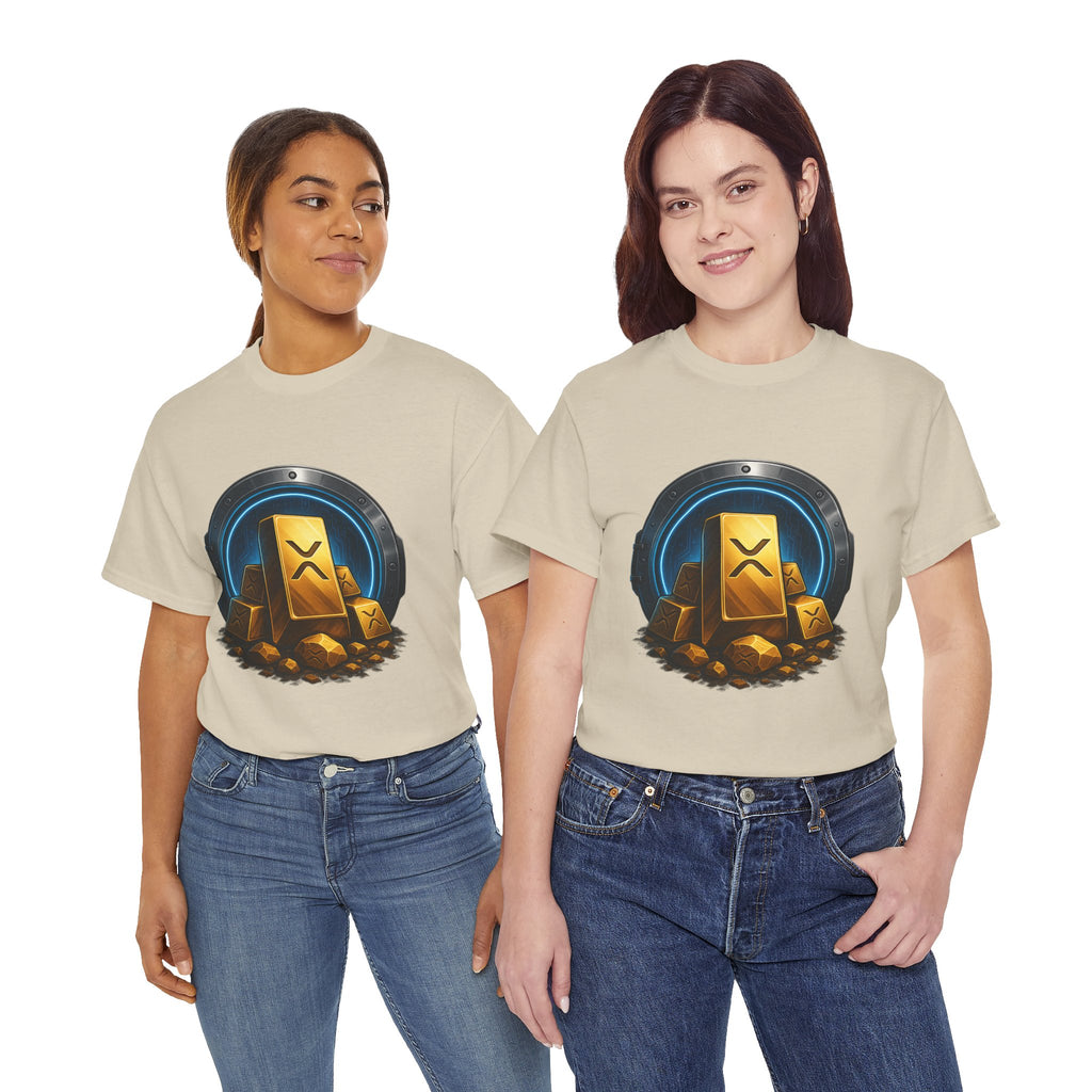 Crypto Gold Bars T-Shirt — Ripple (XRP) Stack Graphic Tee