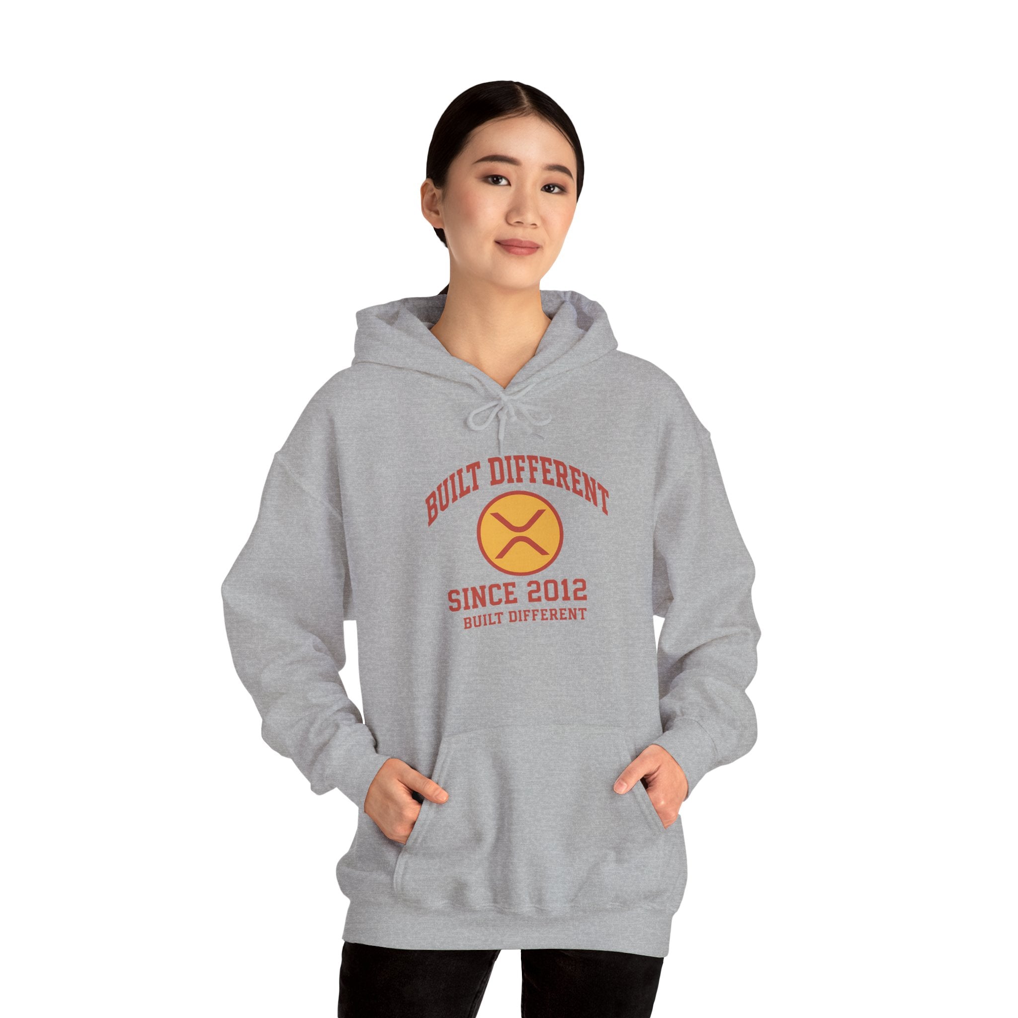 Built Different Hoodie — 'Built Different Since 2012' Retro Logo Hooded Sweatshirt