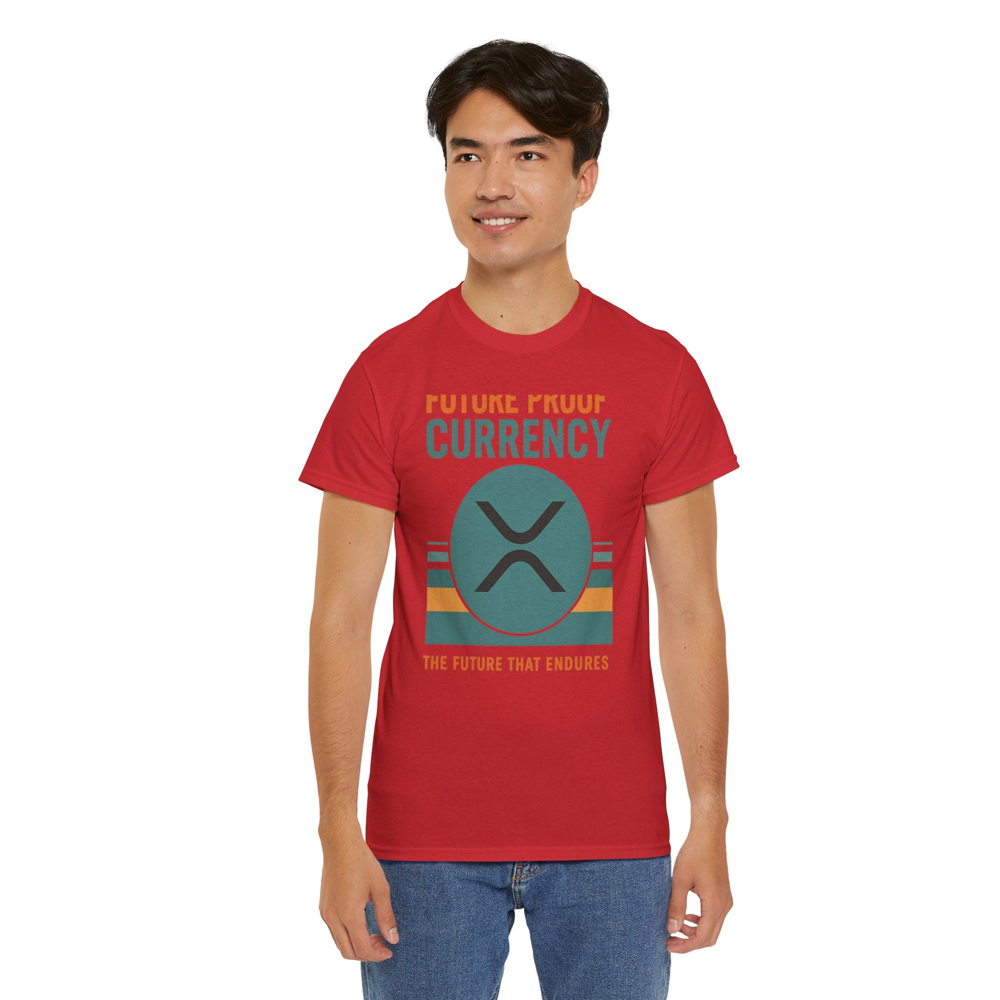 RIPPLE XRP 'Future Proof Currency' Graphic Tee — Crypto Retro Logo Shirt