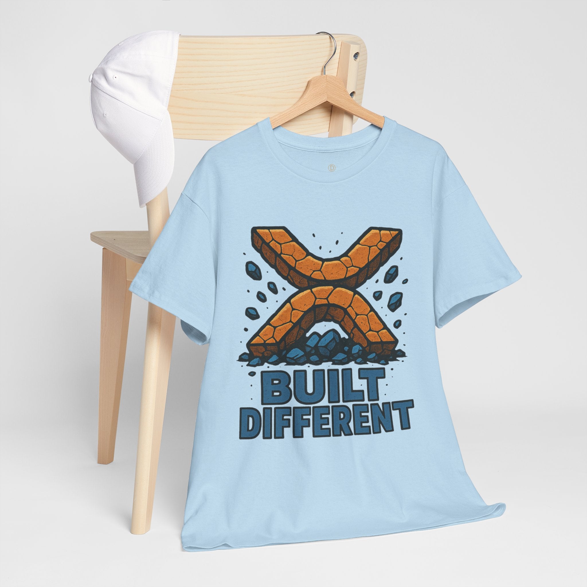 Built Different T-Shirt — Rugged Crypto X Design Tee