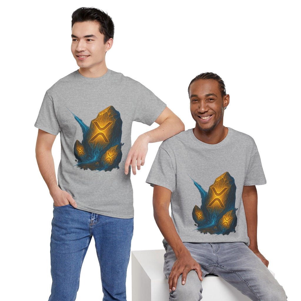 Rune Stone Graphic Tee — Glowing Mystic Rock T-Shirt