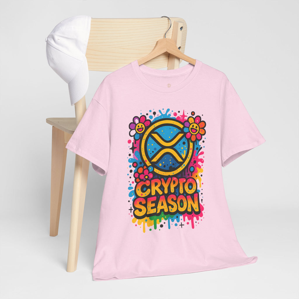 Crypto Season T-Shirt — Colorful Ripple XRP Logo Tee