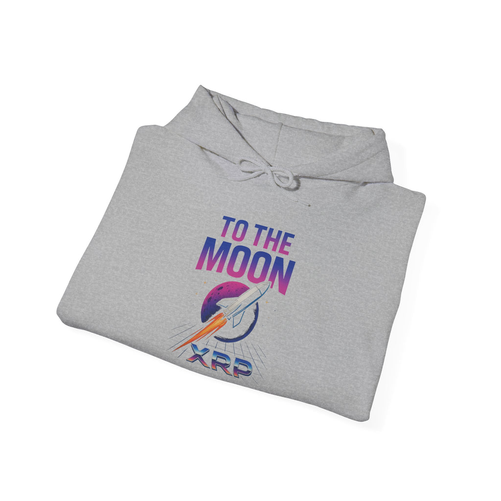 XRP To The Moon Hoodie – Crypto Investor Sweatshirt