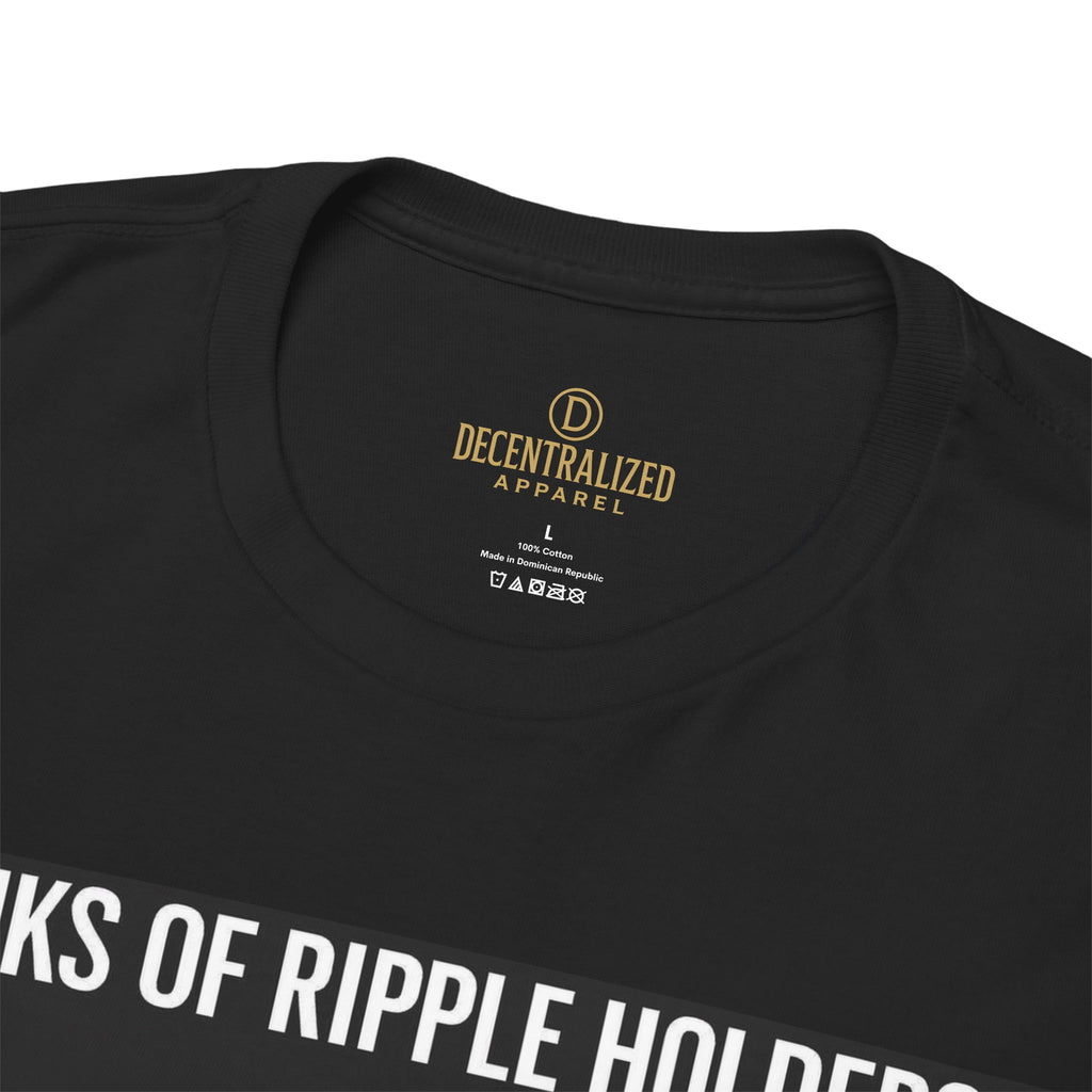 Crypto Ranks T-Shirt – "Ranks of Ripple Holders" Illustrated Guide