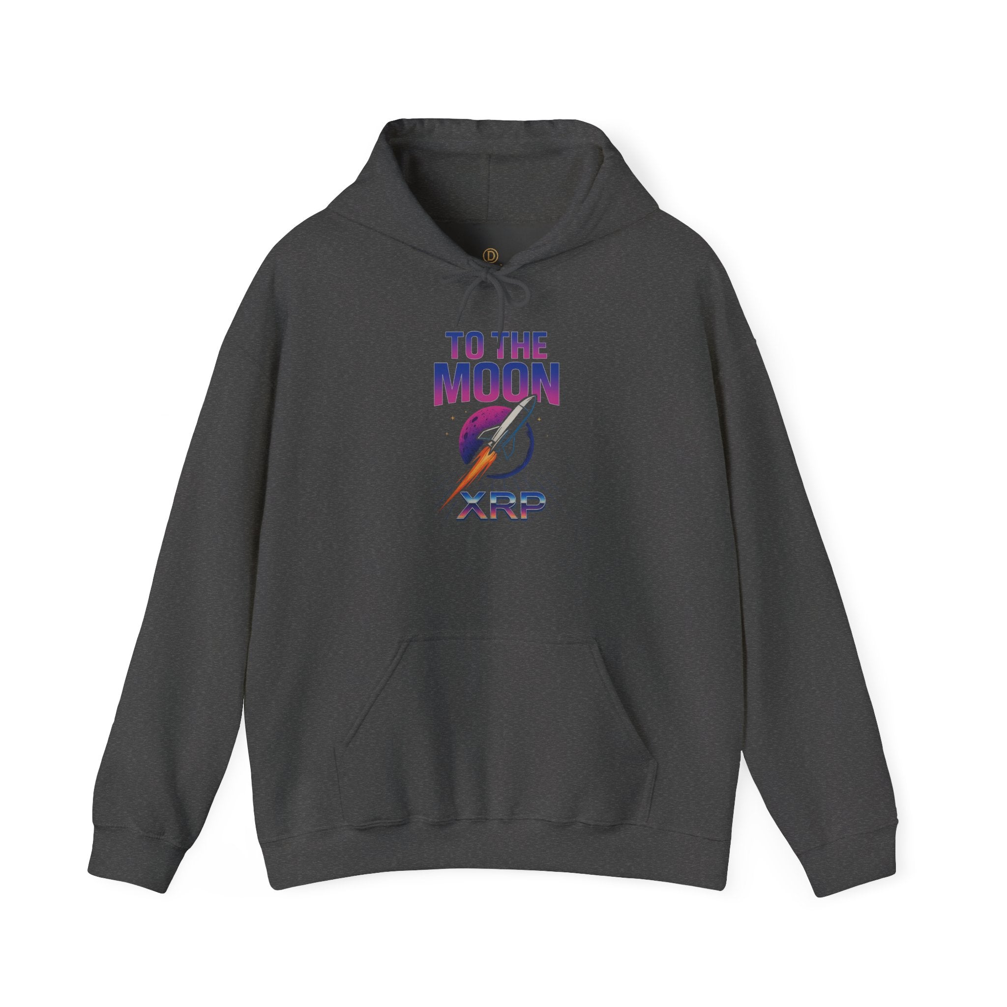 XRP To The Moon Hoodie – Crypto Investor Sweatshirt