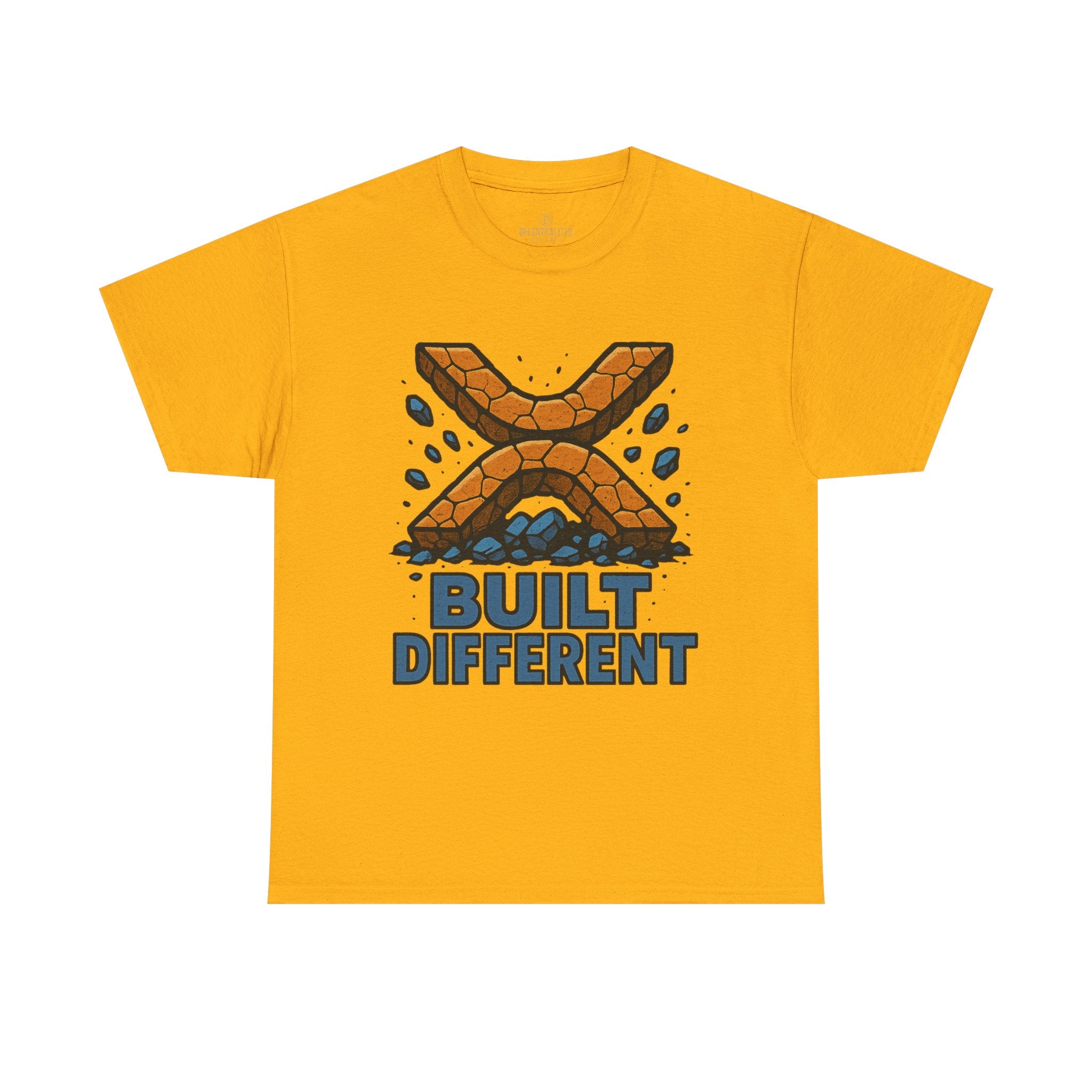 Built Different T-Shirt — Rugged Crypto X Design Tee