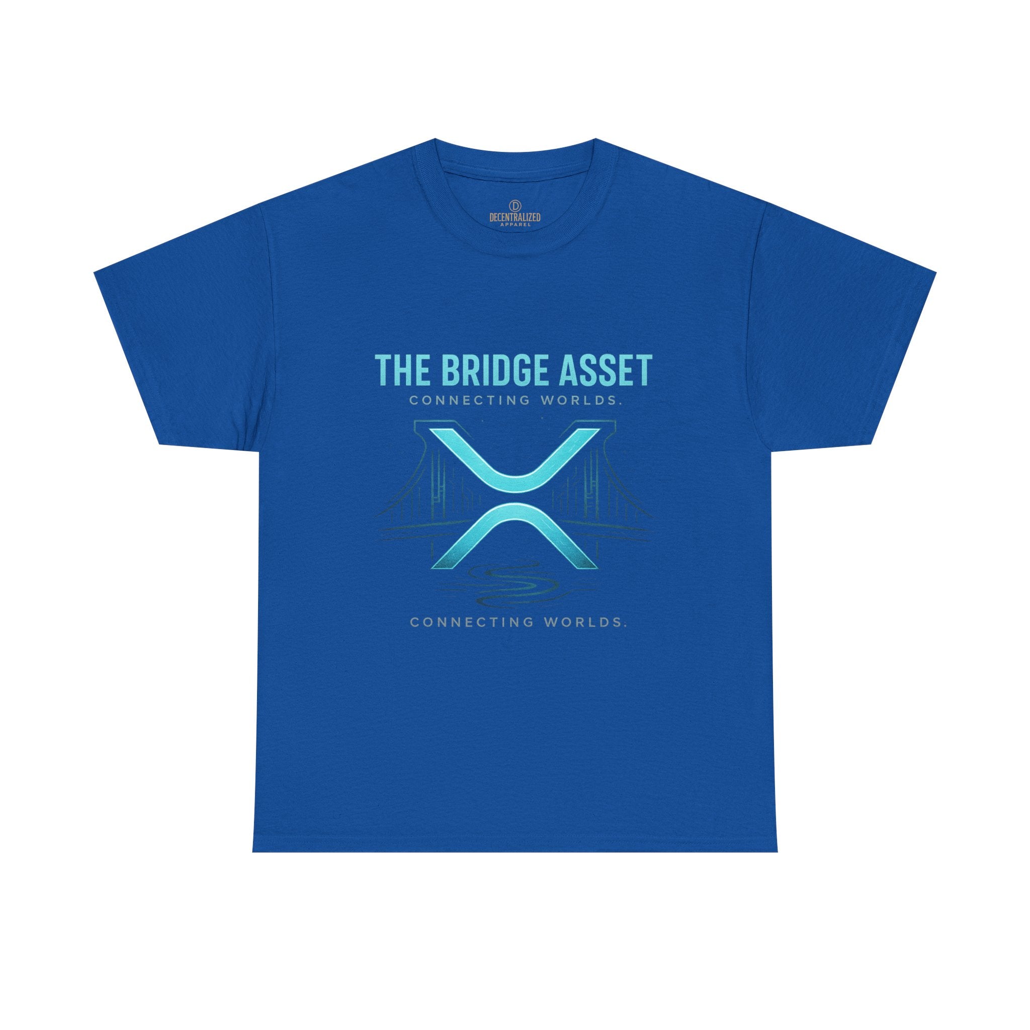 The Bridge Asset Tee – 'Connecting Worlds' Crypto Ripple X Logo T-Shirt