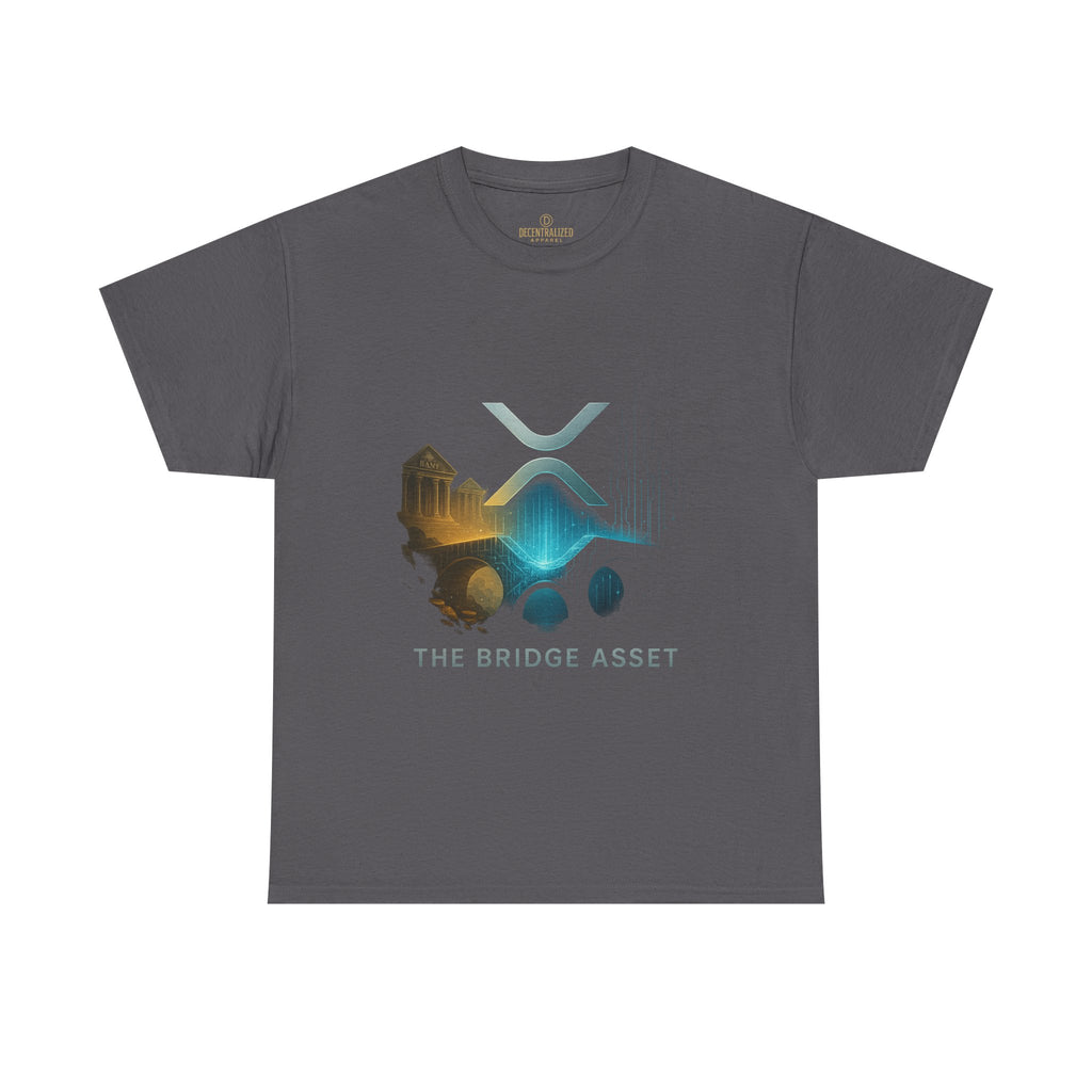 Ripple XRP Crypto Tee — 'The Bridge Asset' Logo T-Shirt