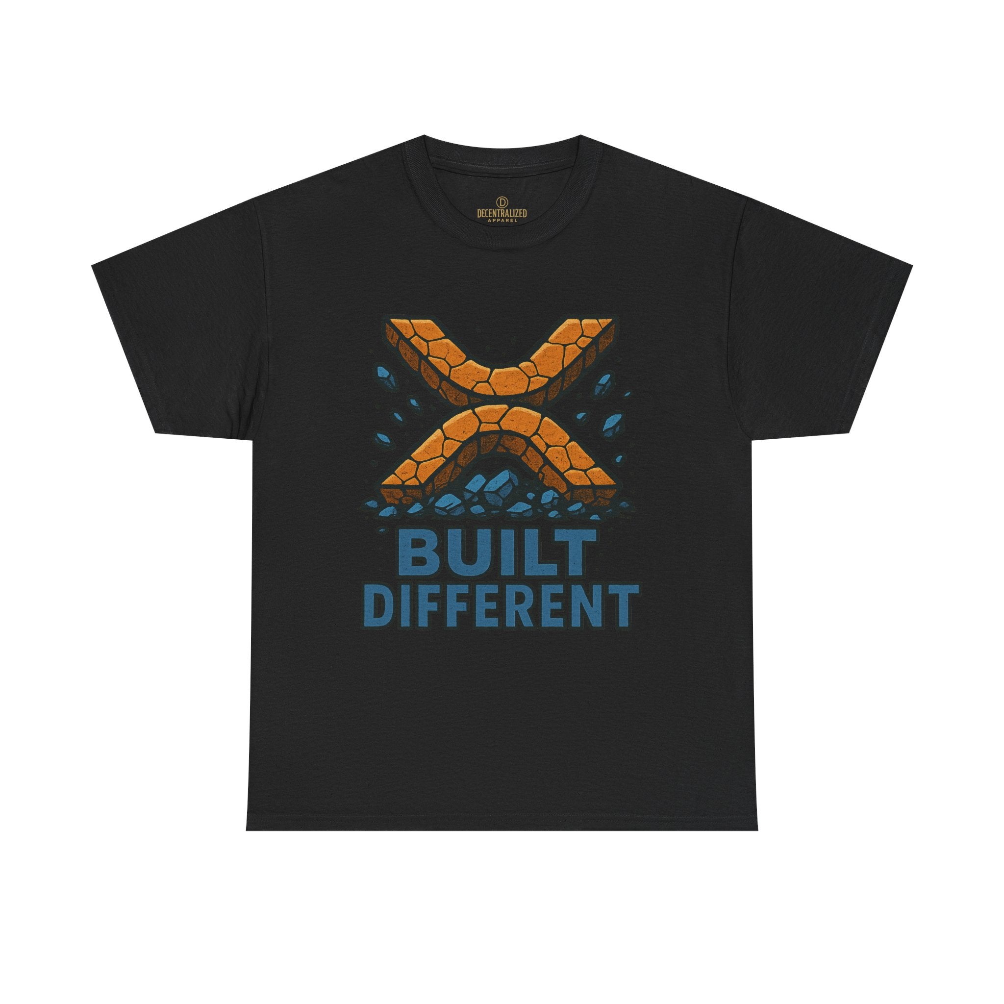 Built Different T-Shirt — Rugged Crypto X Design Tee