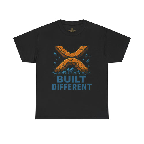 Built Different T-Shirt — Rugged Crypto X Design Tee