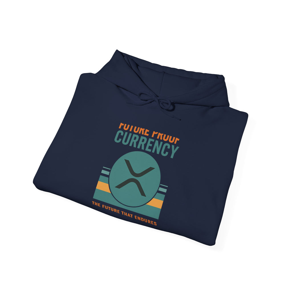 Ripple Crypto Hoodie – “Future Proof Currency” Retro Logo Sweatshirt