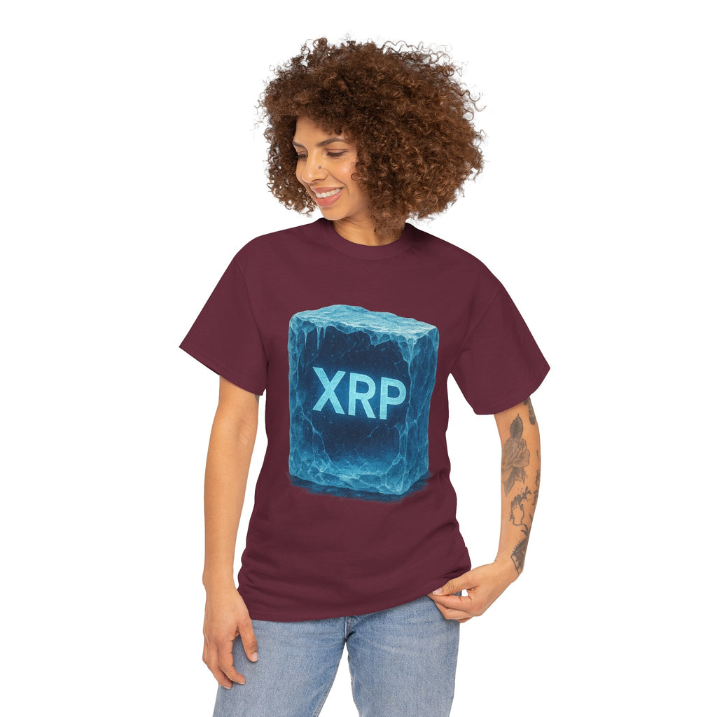 XRP Ice Block Tee — Crypto Ripple Logo T-Shirt