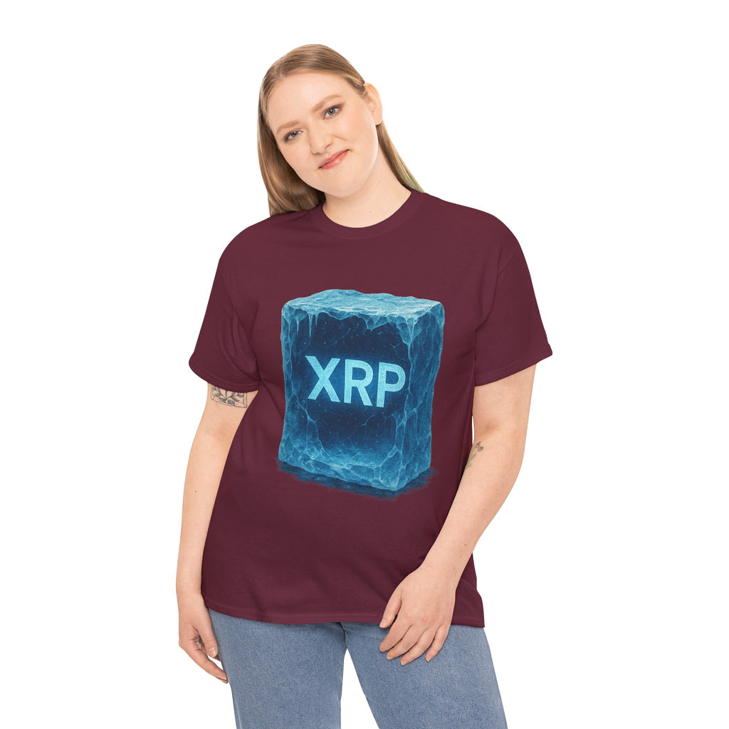 XRP Ice Block Tee — Crypto Ripple Logo T-Shirt