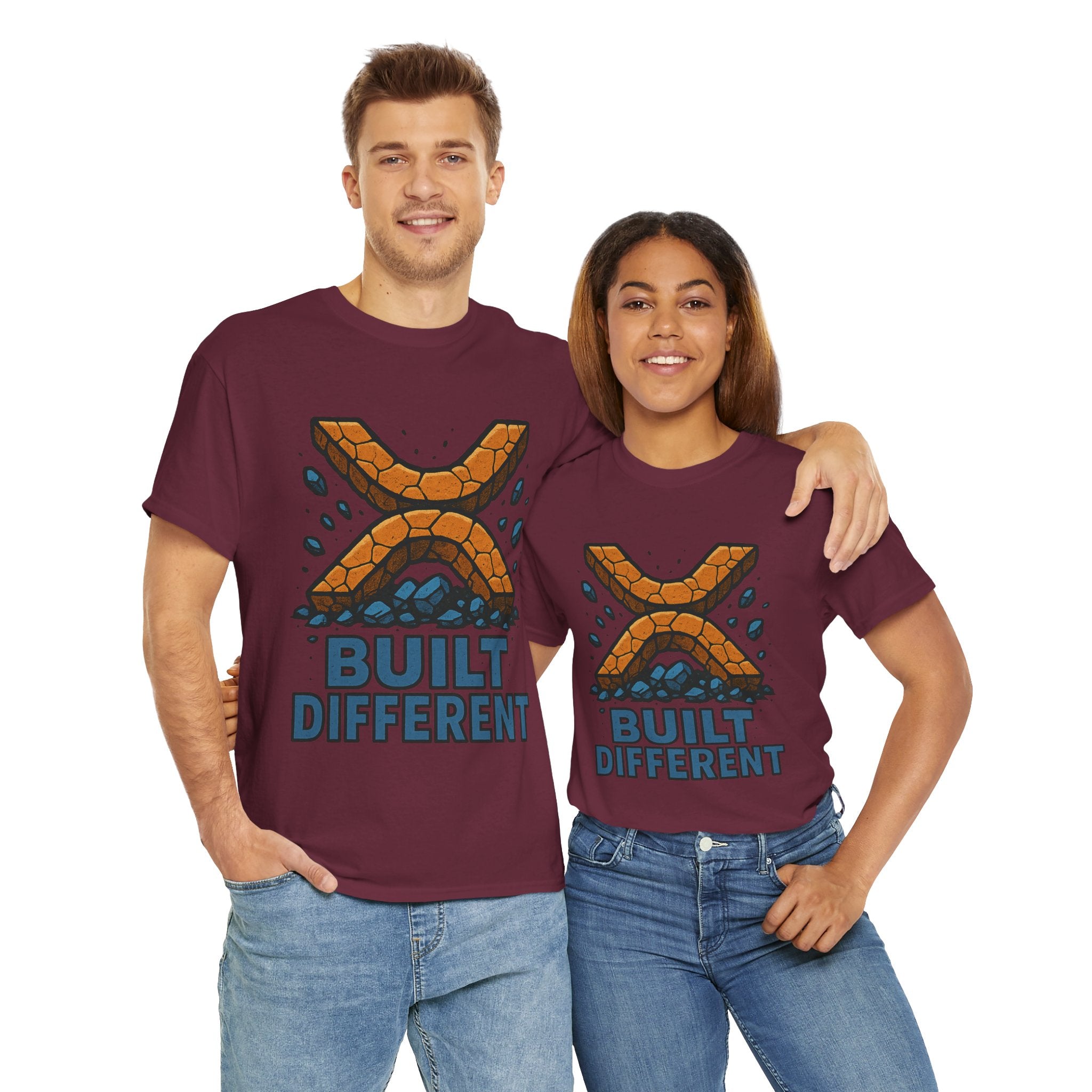 Built Different T-Shirt — Rugged Crypto X Design Tee