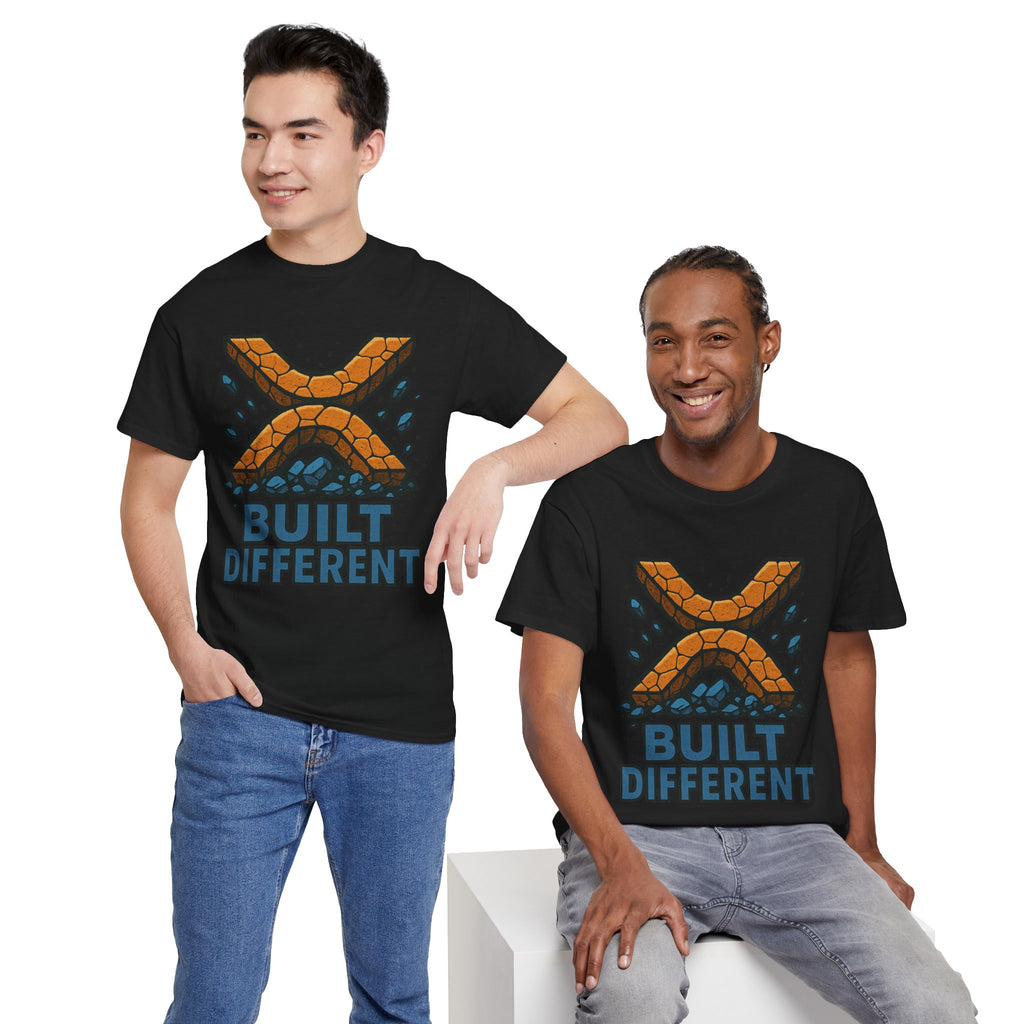 Built Different T-Shirt — Rugged Crypto X Design Tee