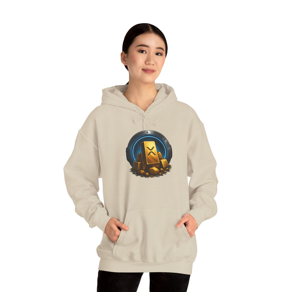 Gaming Treasure Hoodie — Gold Loot Chest Emblem
